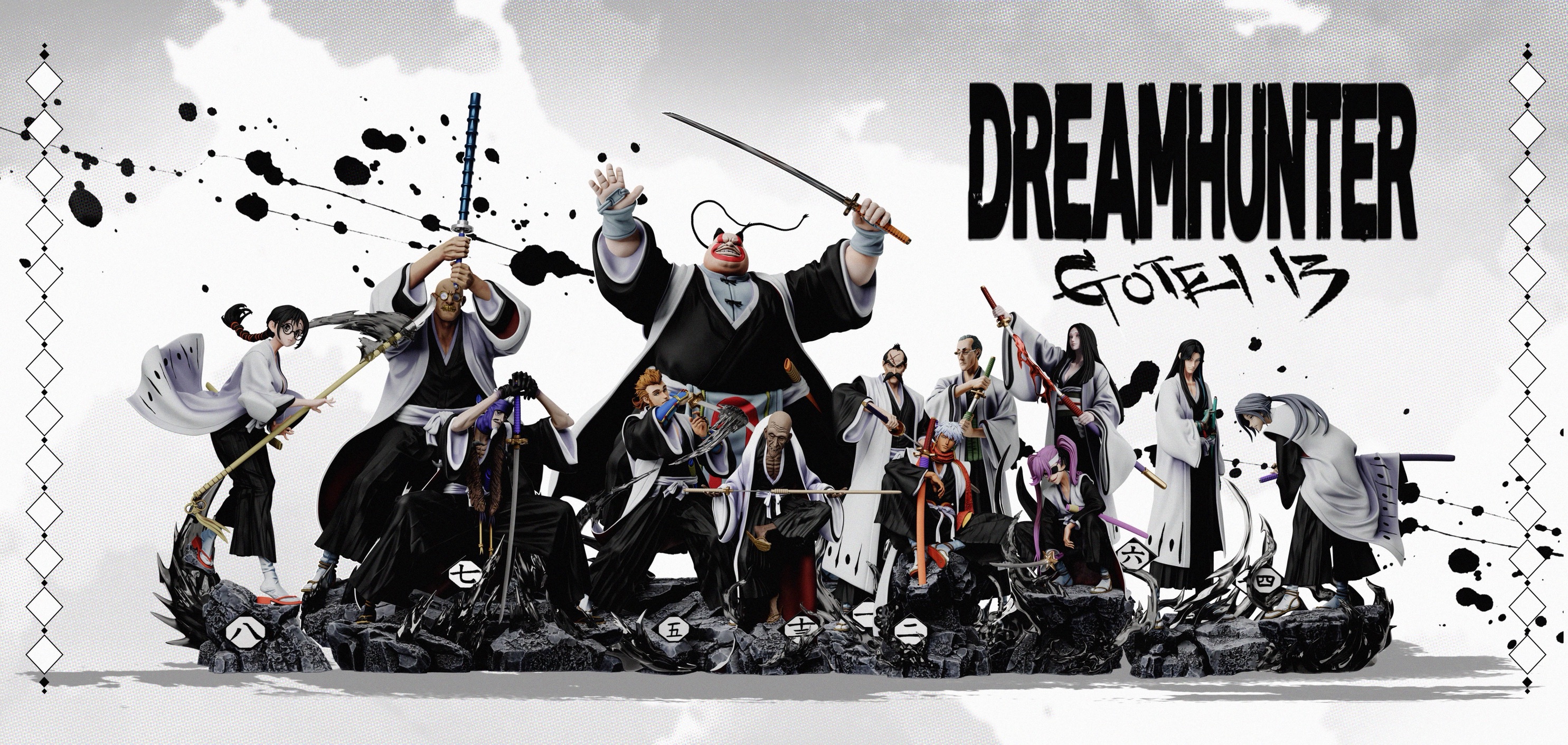 [SET] 13 หน่วยพิทักษ์ รุ่นแรก 1st Generation Gotei 13 by Dream Hunter (มัดจำ)