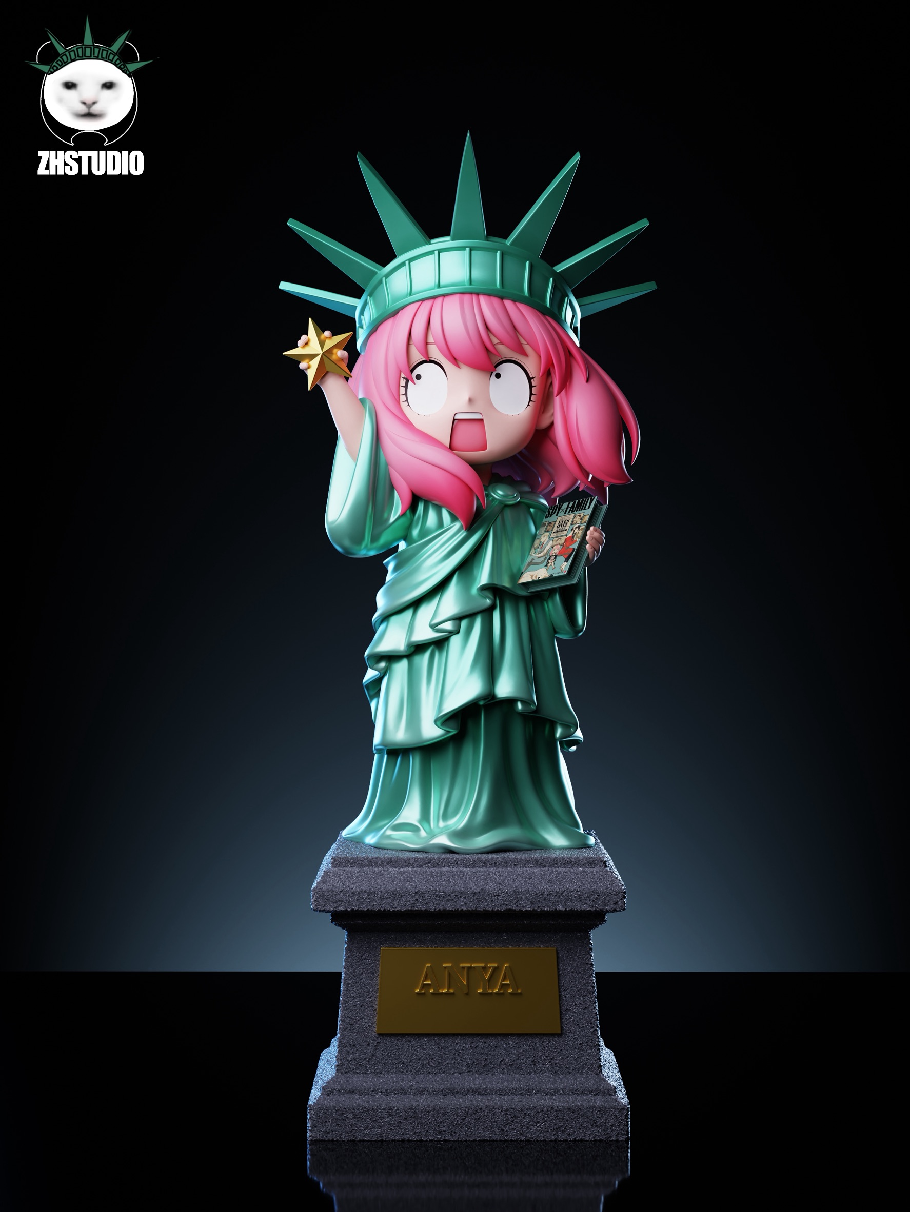 [B] Anya x Frieren Liberty อาเนีย ฟรีเรน เทพีเสรีภาพ by ZH Studio (มัดจำ)