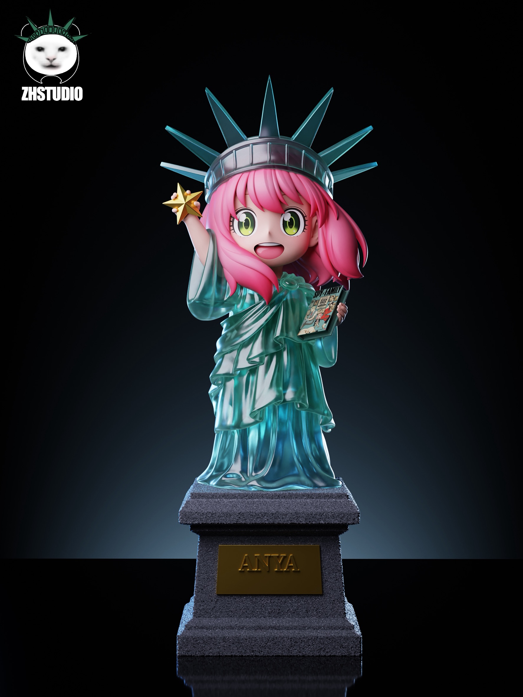 [A] Anya x Frieren Liberty อาเนีย ฟรีเรน เทพีเสรีภาพ by ZH Studio (มัดจำ)