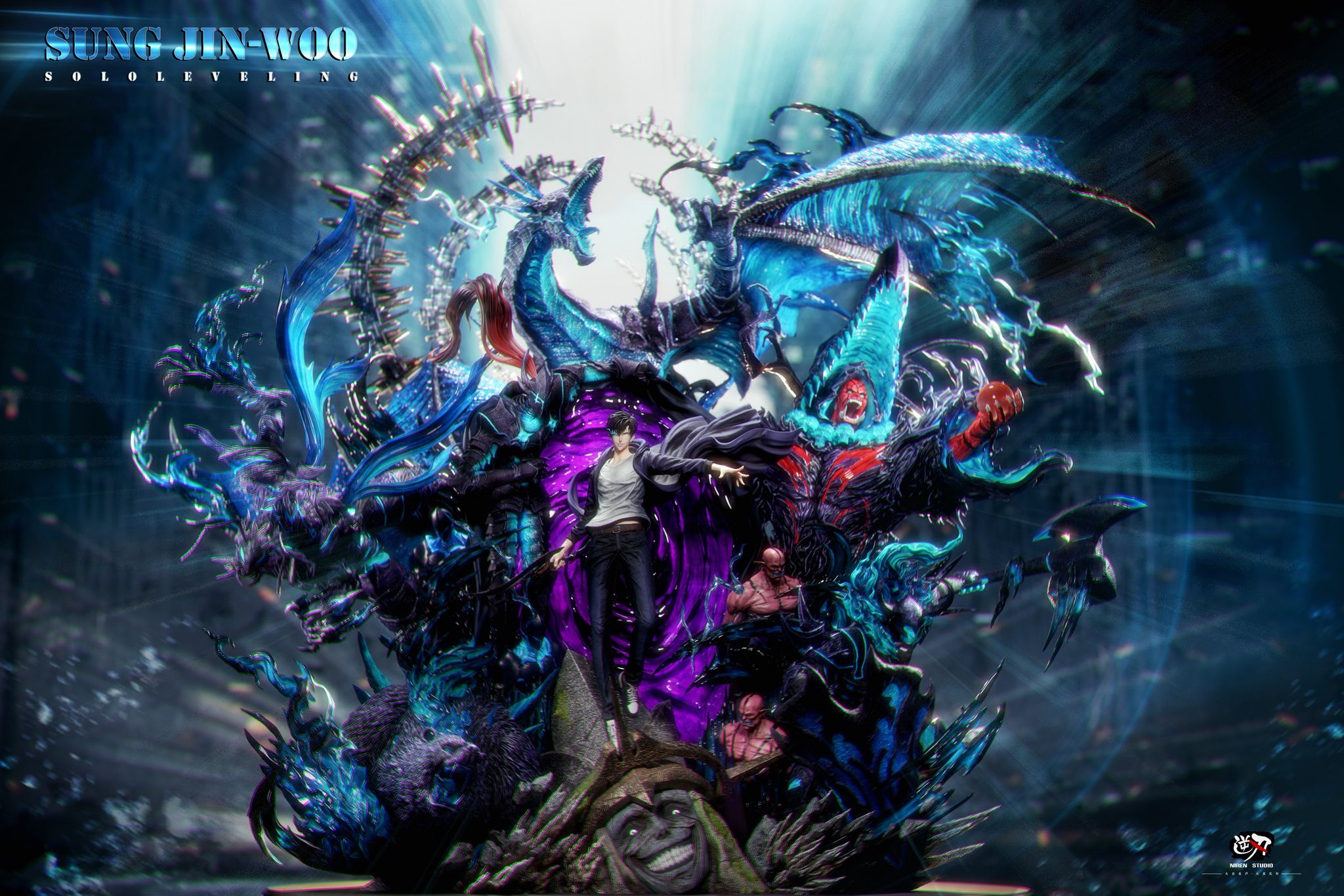 Sung Jin-Woo & Shadow Amry ซอง จินอู อสูรเงา by Niren Studio (มัดจำ)