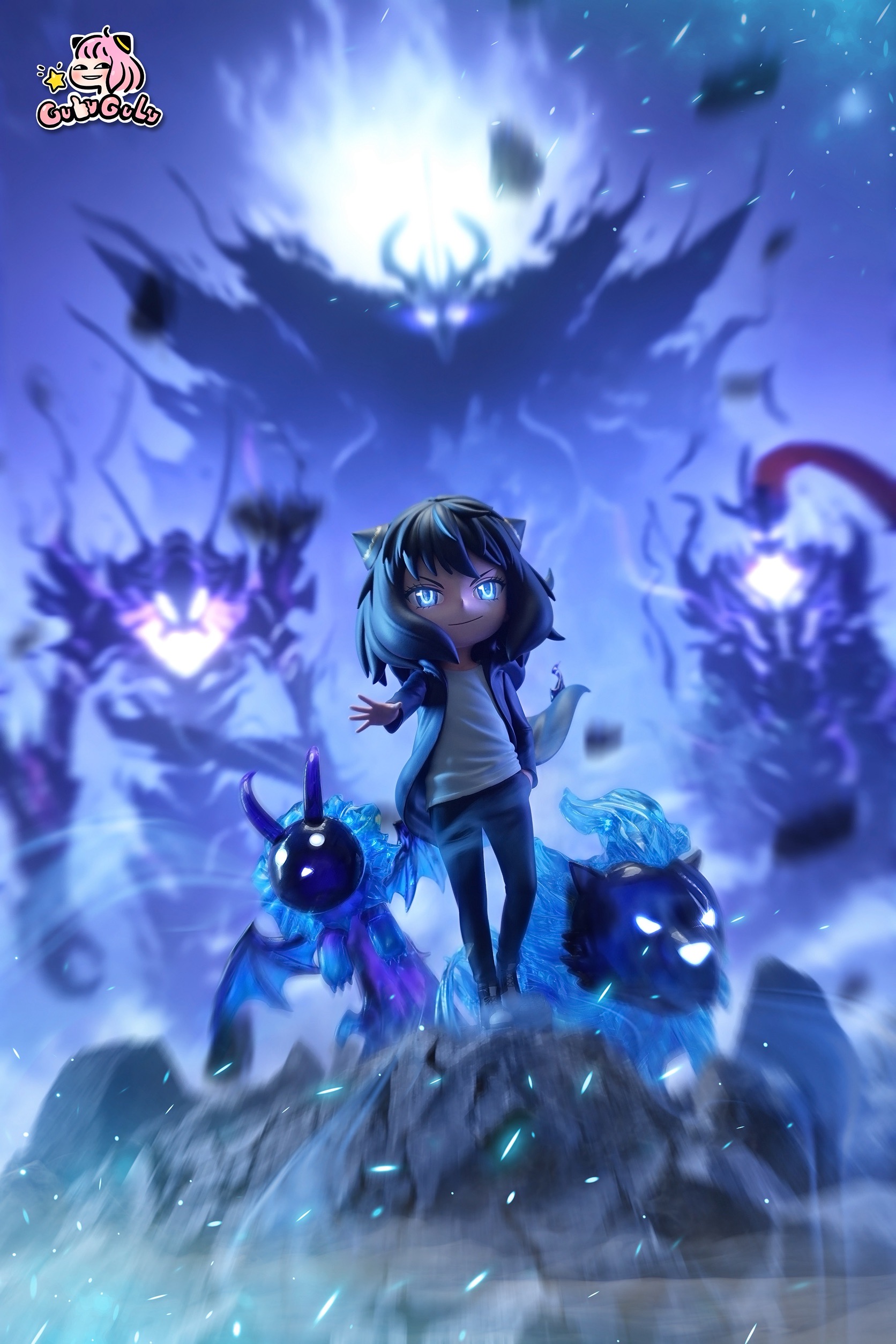 [PINK] Sung Jin Woo x Anya ซองจินอู อาเนีย by GULU GULU (มัดจำ)