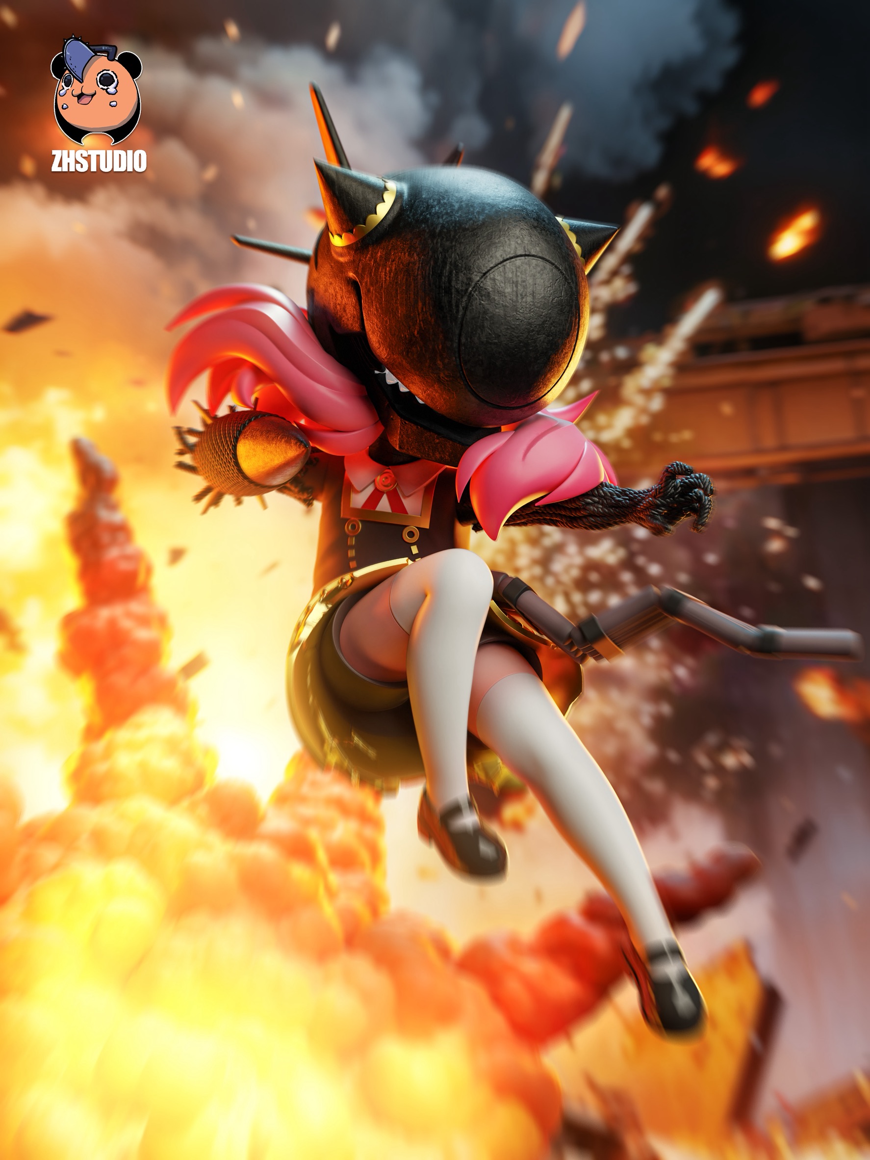 [B] Anya x Reze “ Bomb Girl “ อาเนีย เรเซ่ by ZH Studio (มัดจำ)