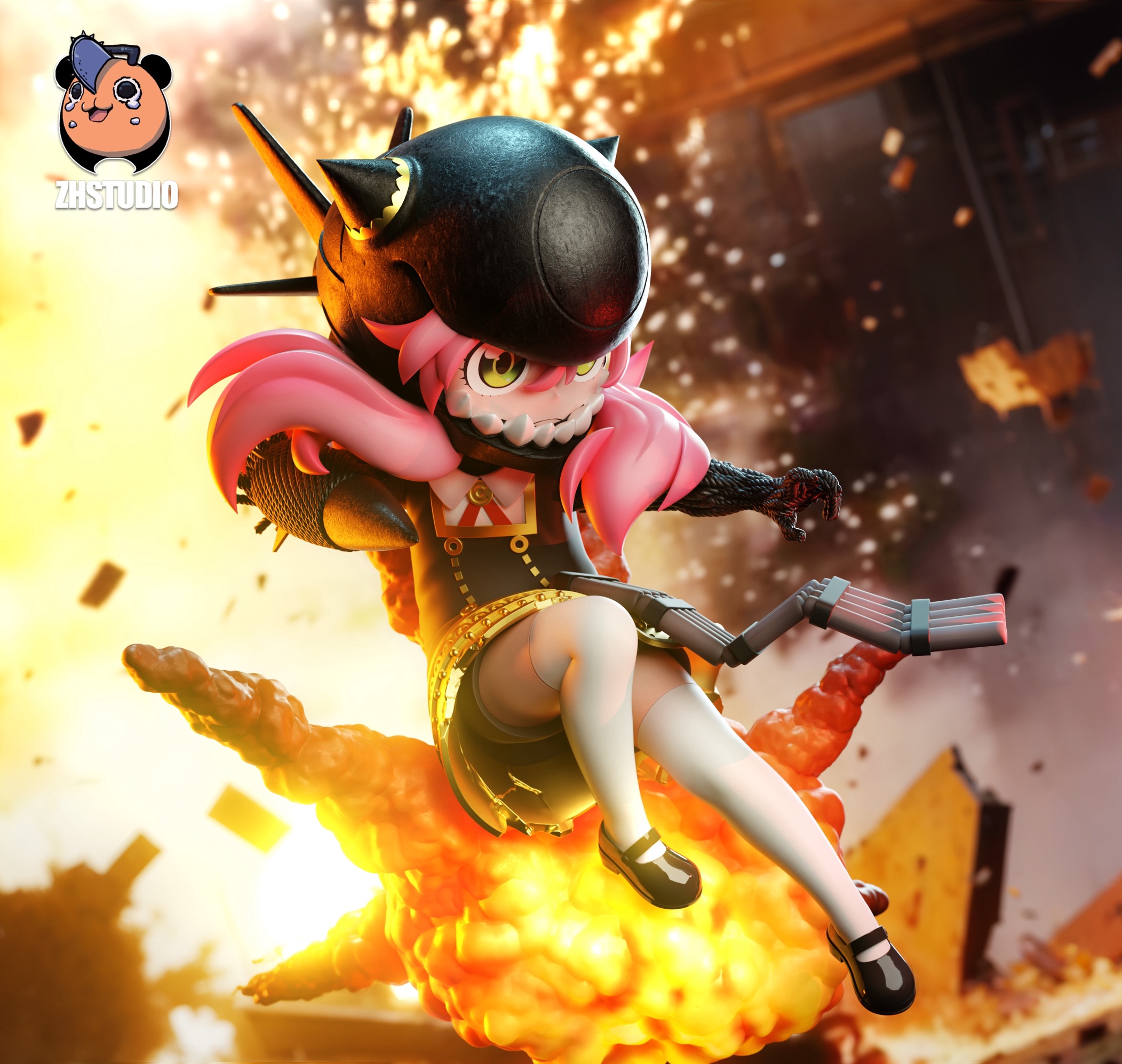 [B] Anya x Reze “ Bomb Girl “ อาเนีย เรเซ่ by ZH Studio (มัดจำ)
