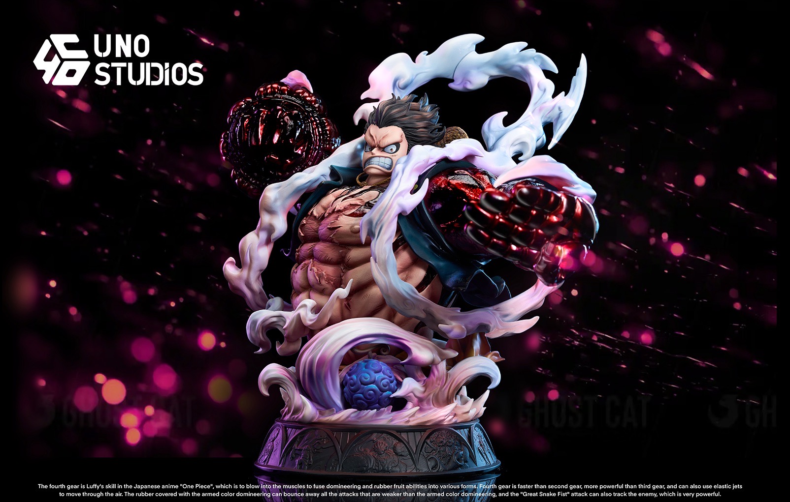 Bust Luffy Gear 4 ลูฟี่ by UNO Studios (มัดจำ)