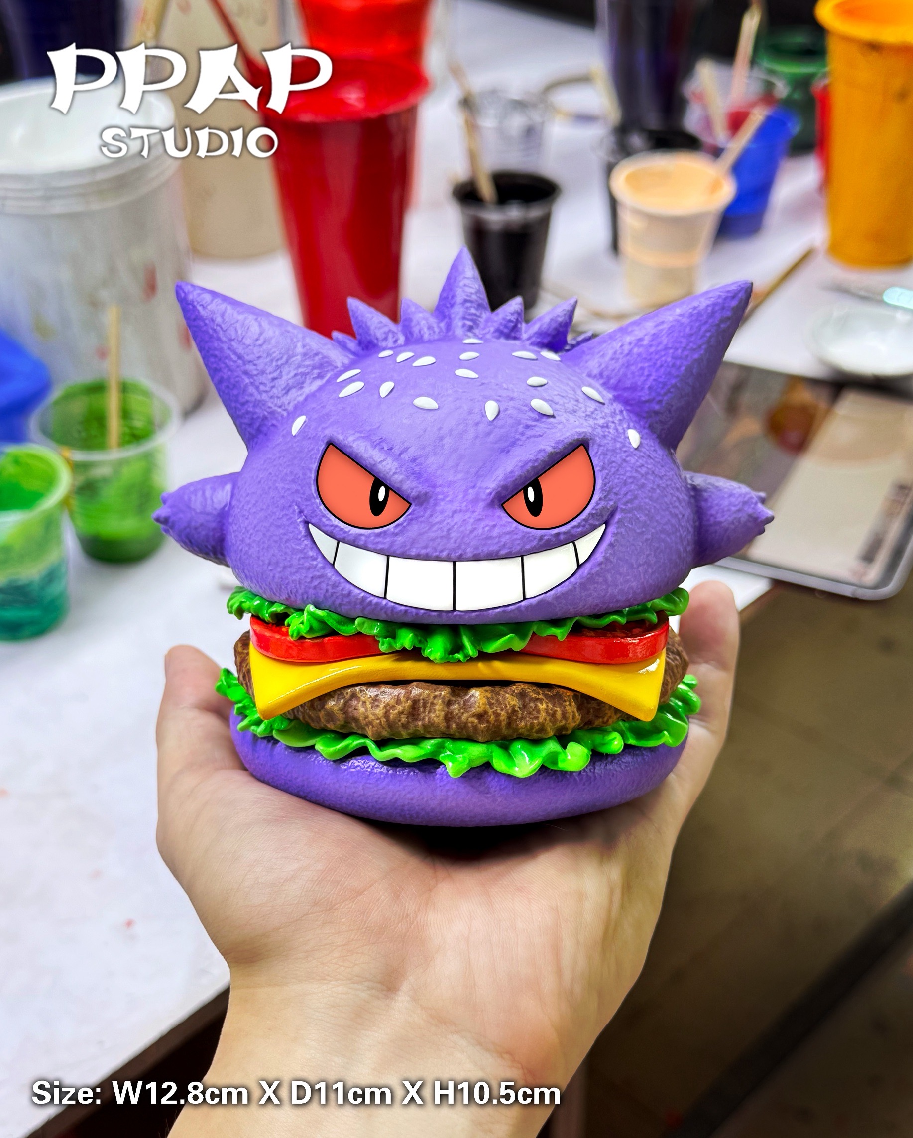 Gengar Hamburger แกงการ์ แฮมเบอร์เกอร์ by PPAP Studio ( EGG Studio ) (มัดจำ) [[SOLD OUT]]