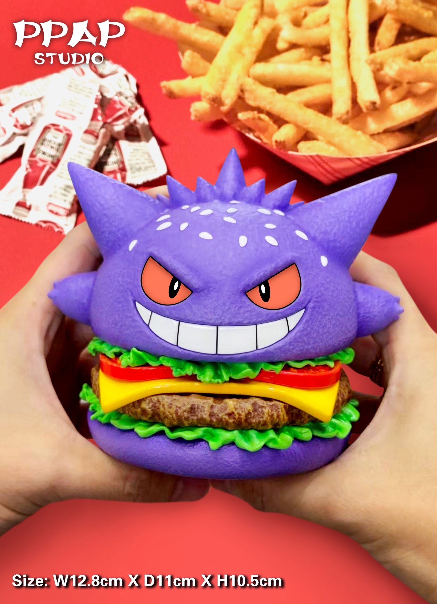 Gengar Hamburger แกงการ์ แฮมเบอร์เกอร์ by PPAP Studio ( EGG Studio ) (มัดจำ) [[SOLD OUT]]