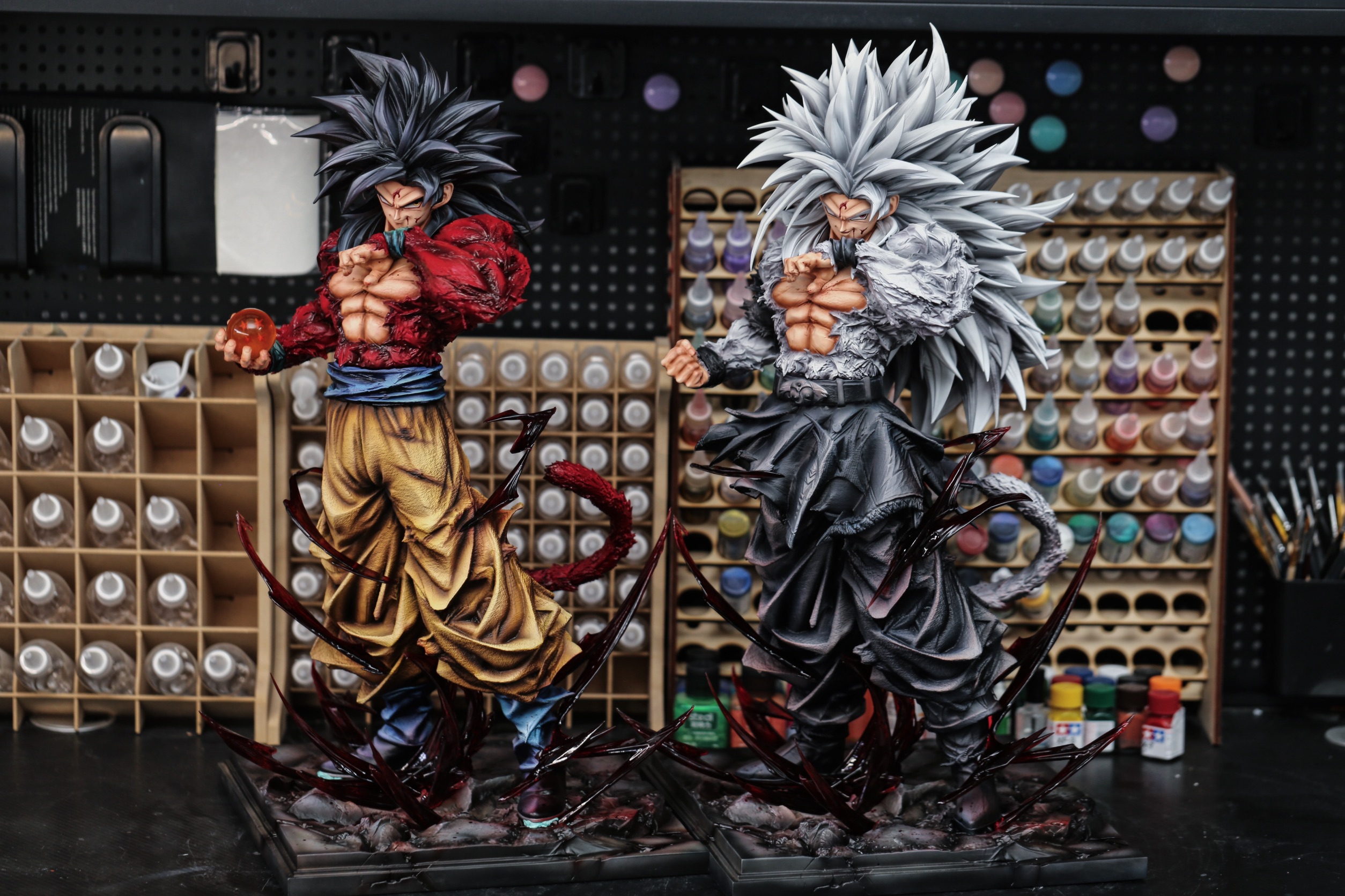 [1/6] Goku Super Saiyan 4 โกคูซุปเปอร์ไซย่า 4 by Kuang Feng Studio (มัดจำ)