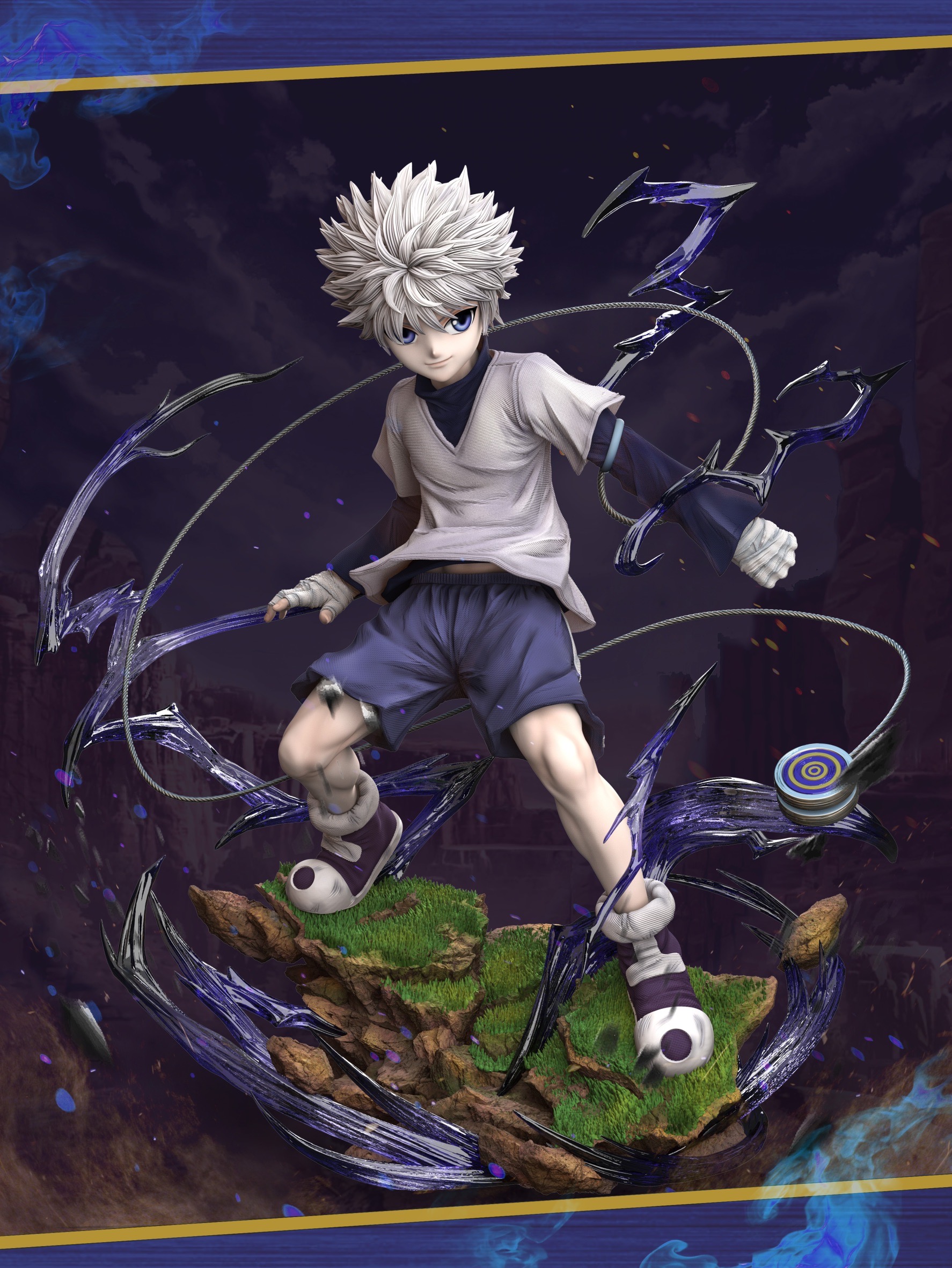 1/4 Killua Zoldyck คิรัวร์ โซลดิ๊ก 2.0 by Hunter Fan Studio (มัดจำ) [[SOLD OUT]]