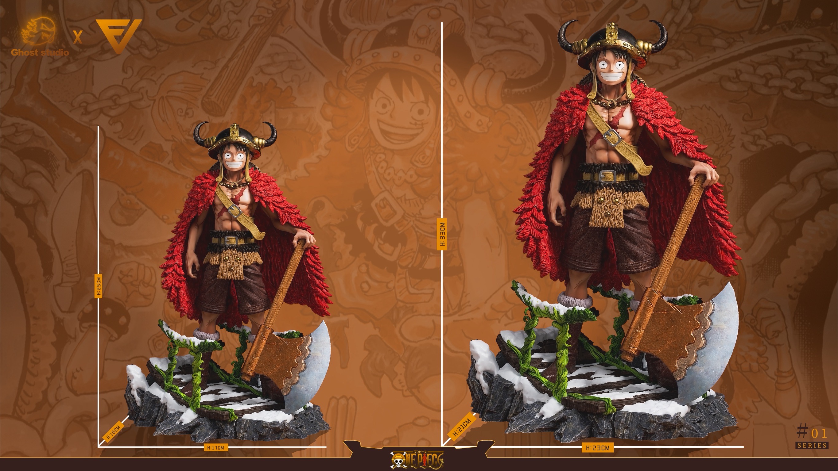 1/8 Monkey D. Luffy Elbaf ลูฟี่ เอลบัฟ by Ghost & EVE (มัดจำ)