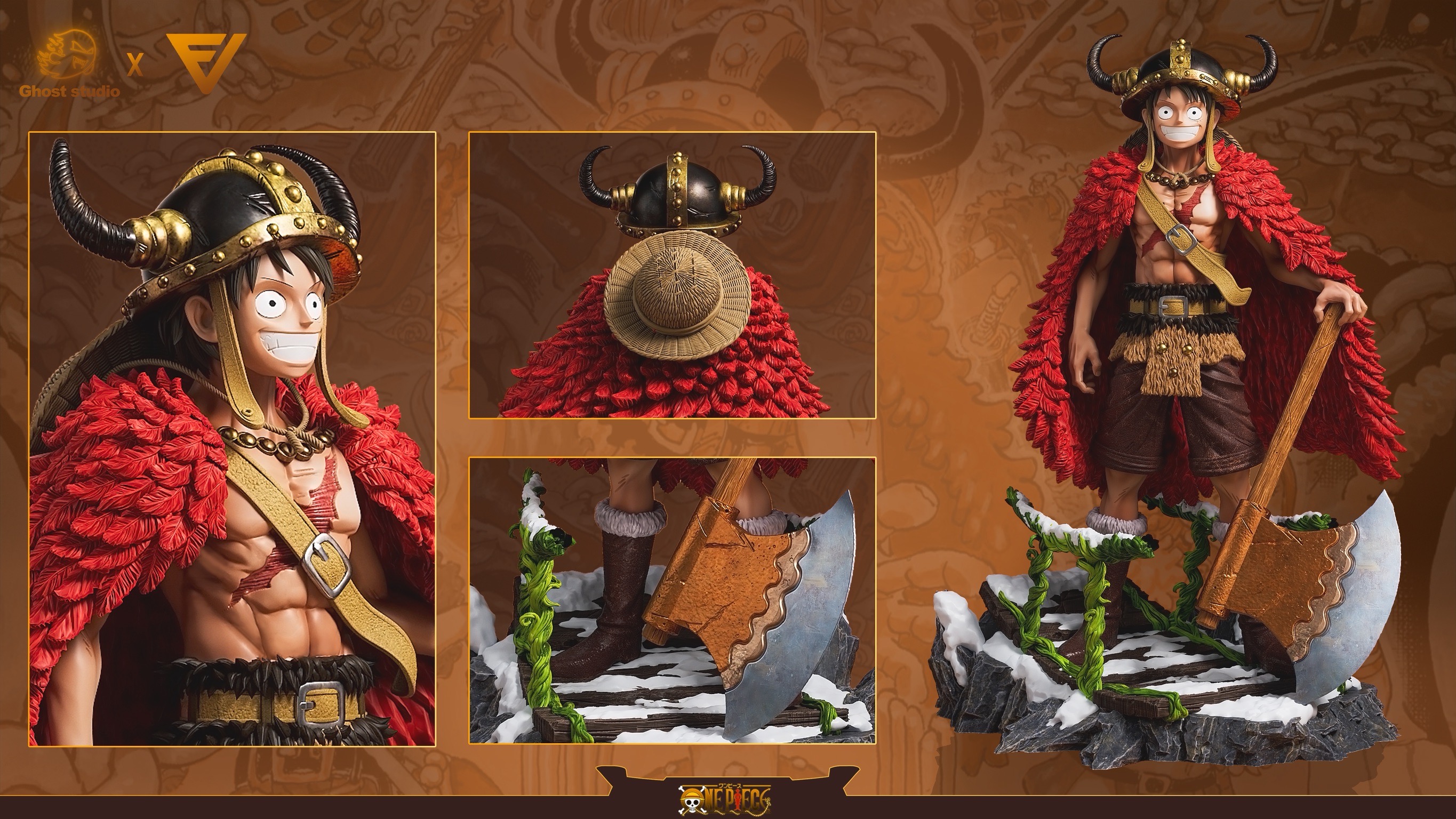 1/8 Monkey D. Luffy Elbaf ลูฟี่ เอลบัฟ by Ghost & EVE (มัดจำ)