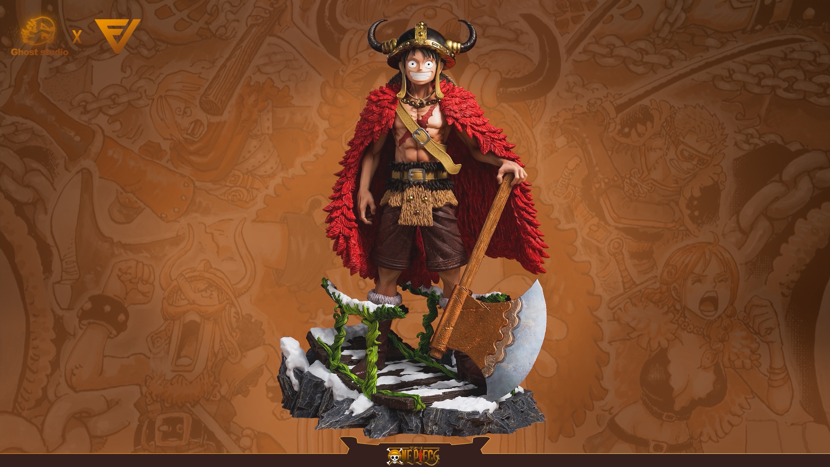 1/8 Monkey D. Luffy Elbaf ลูฟี่ เอลบัฟ by Ghost & EVE (มัดจำ)