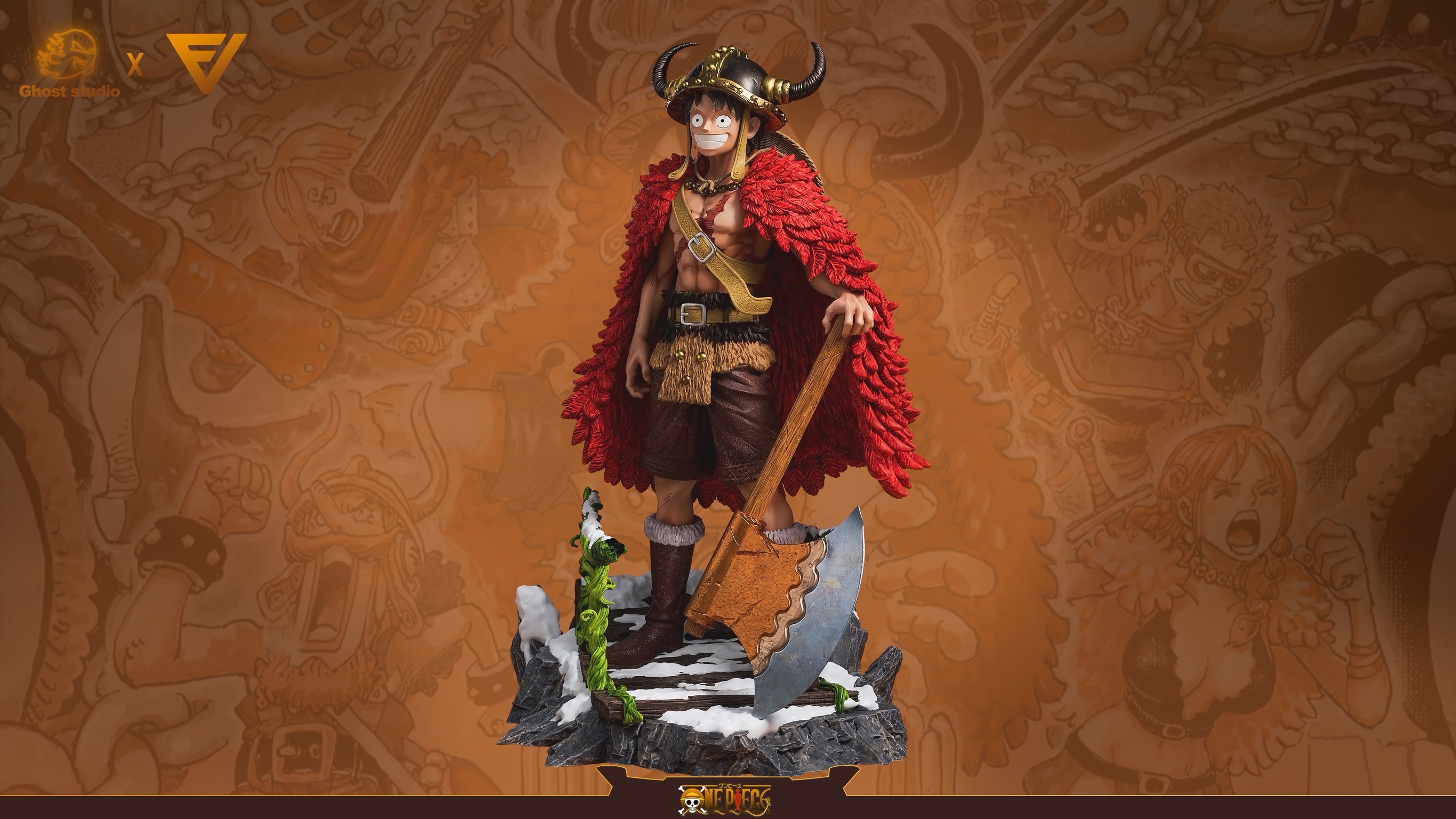1/8 Monkey D. Luffy Elbaf ลูฟี่ เอลบัฟ by Ghost & EVE (มัดจำ)