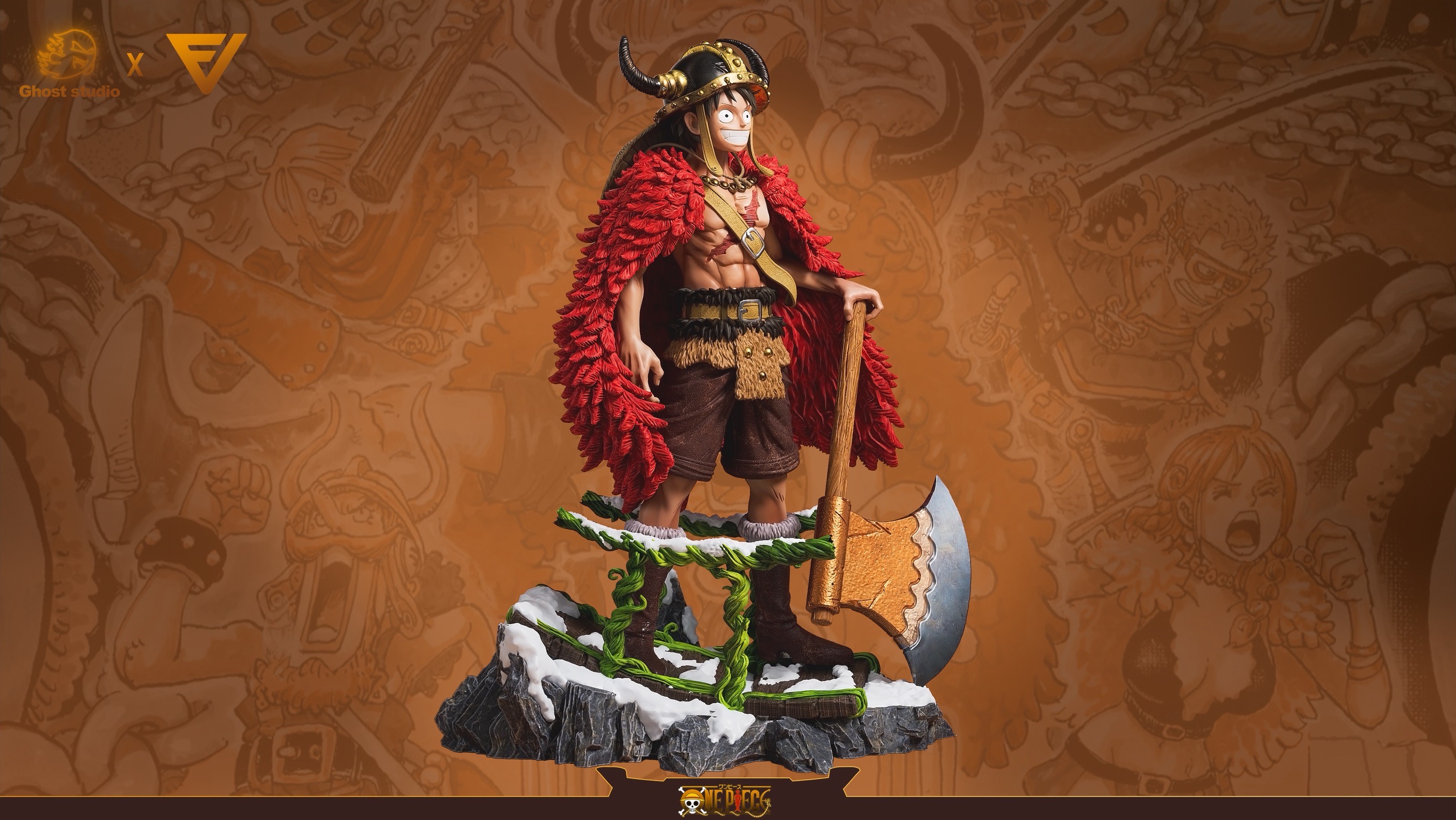 1/8 Monkey D. Luffy Elbaf ลูฟี่ เอลบัฟ by Ghost & EVE (มัดจำ)
