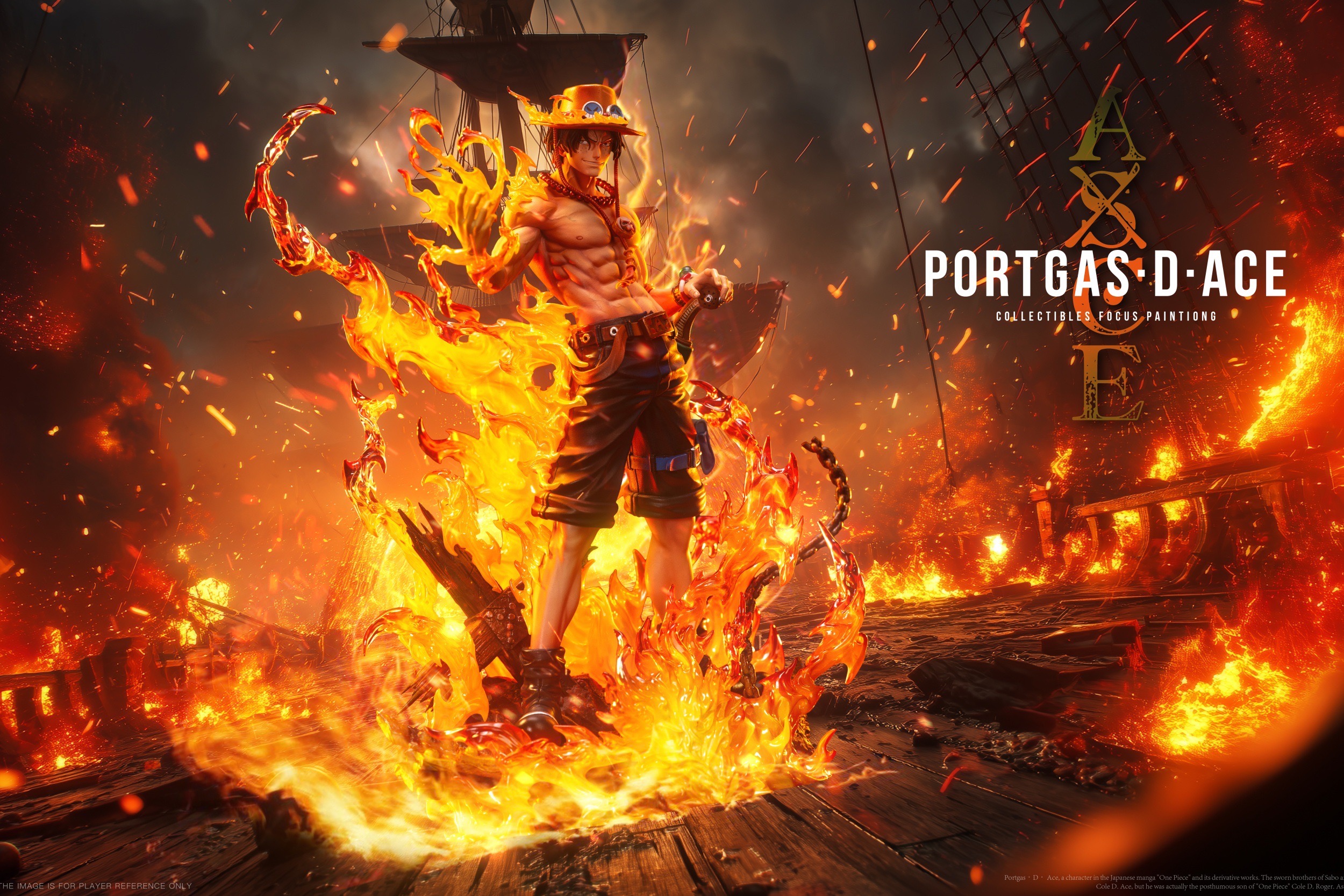 Portgas D. Ace โปโตกัส ดี เอส by SY ( LX Studio ) (มัดจำ) [[SOLD OUT]]