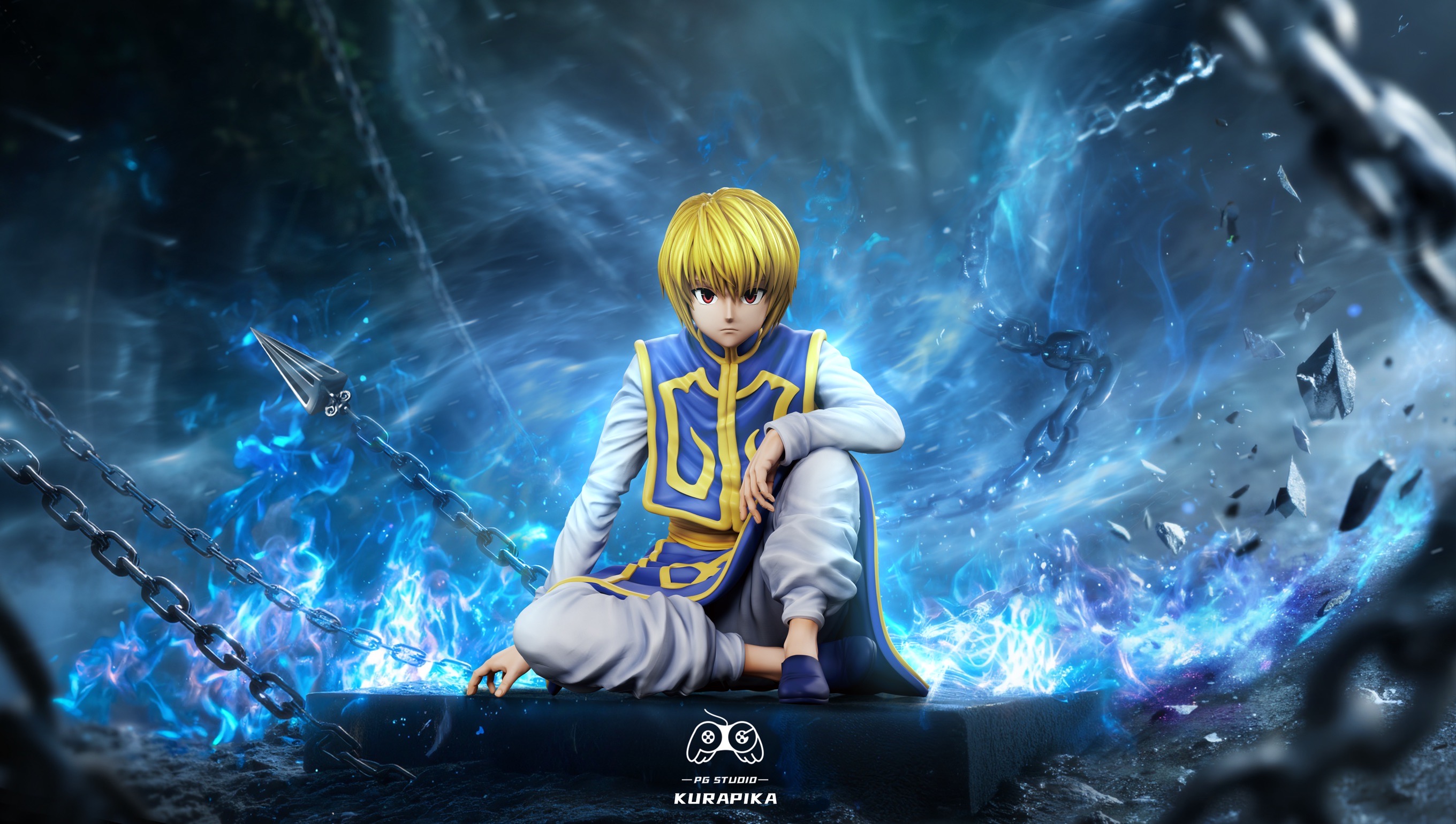 [Kurapika] Sitting Kurapika & Leorio คุราปิก้า เลโอลีโอ by PG Studio (มัดจำ) [[SOLD OUT]]