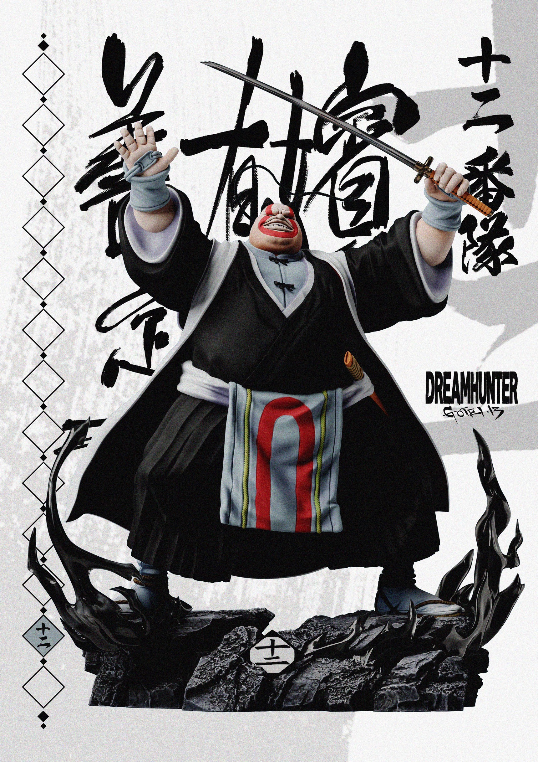 [Uhin Zenjojo] 13 หน่วยพิทักษ์ รุ่นแรก 1st Generation Gotei 13 by Dream Hunter (มัดจำ)