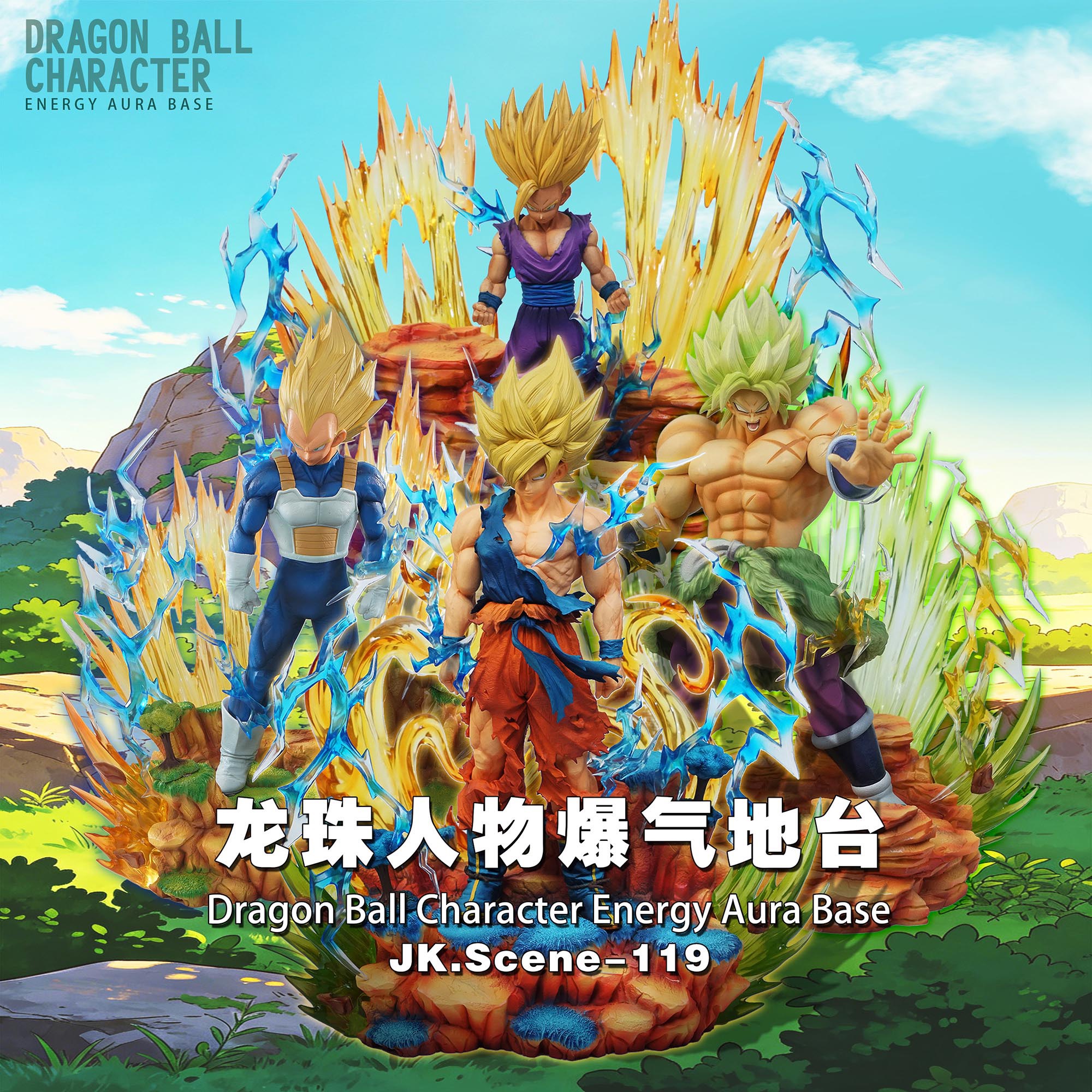 [เลือกแบบ] Dragon Ball Energy Aura Base by Jacksdo (มัดจำ)