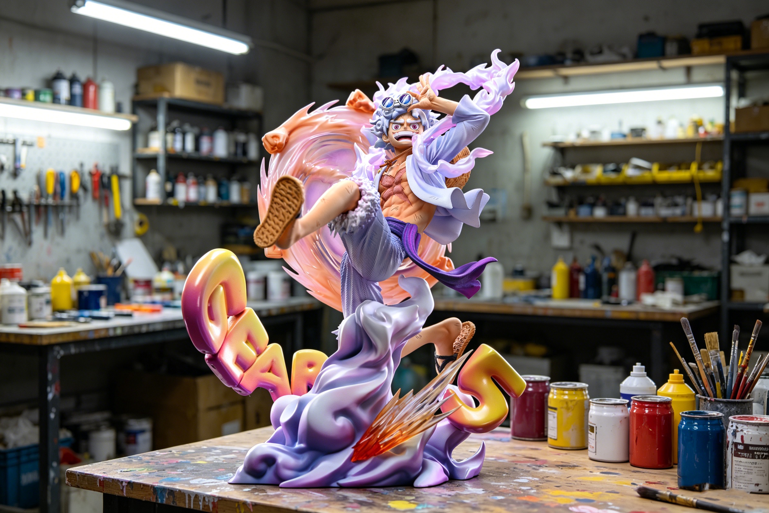 [Spinning] Luffy Nika Gear5 ลูฟี่นิกะ by SY ( LX Studio ) (มัดจำ)