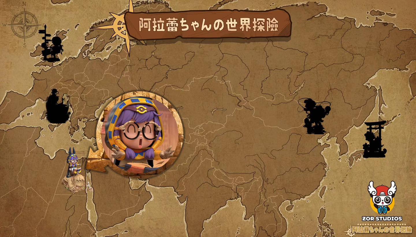 Arale x Egypt “ Pharaoh “ World Adventure 01 by ZOR Studio (มัดจำ) [[SOLD OUT]]