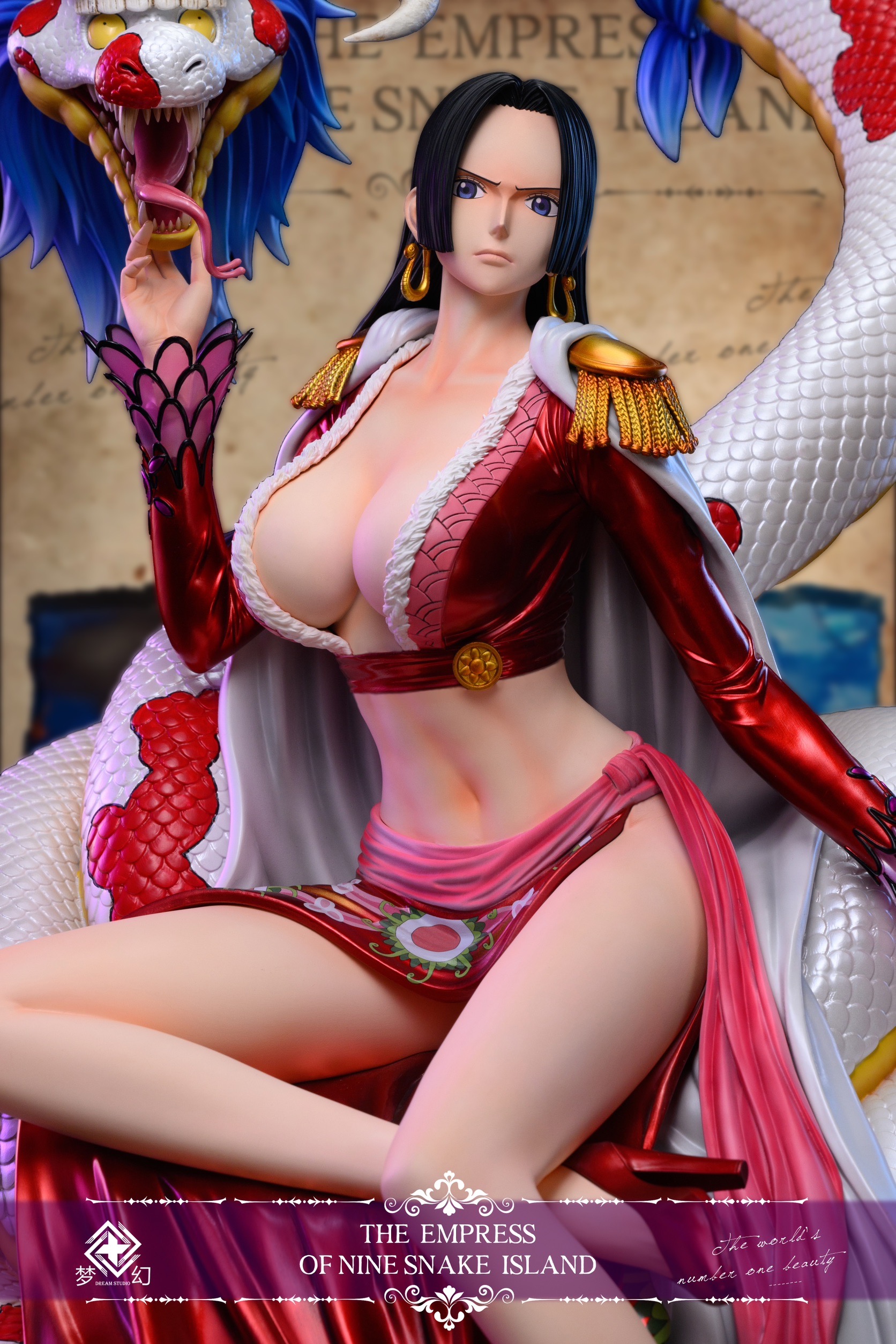 1/4 Boa Hancock “ Empress On Throne “ โบอา นั่งบัลลังก์ by Dream Studio (มัดจำ) [[SOLD OUT]]