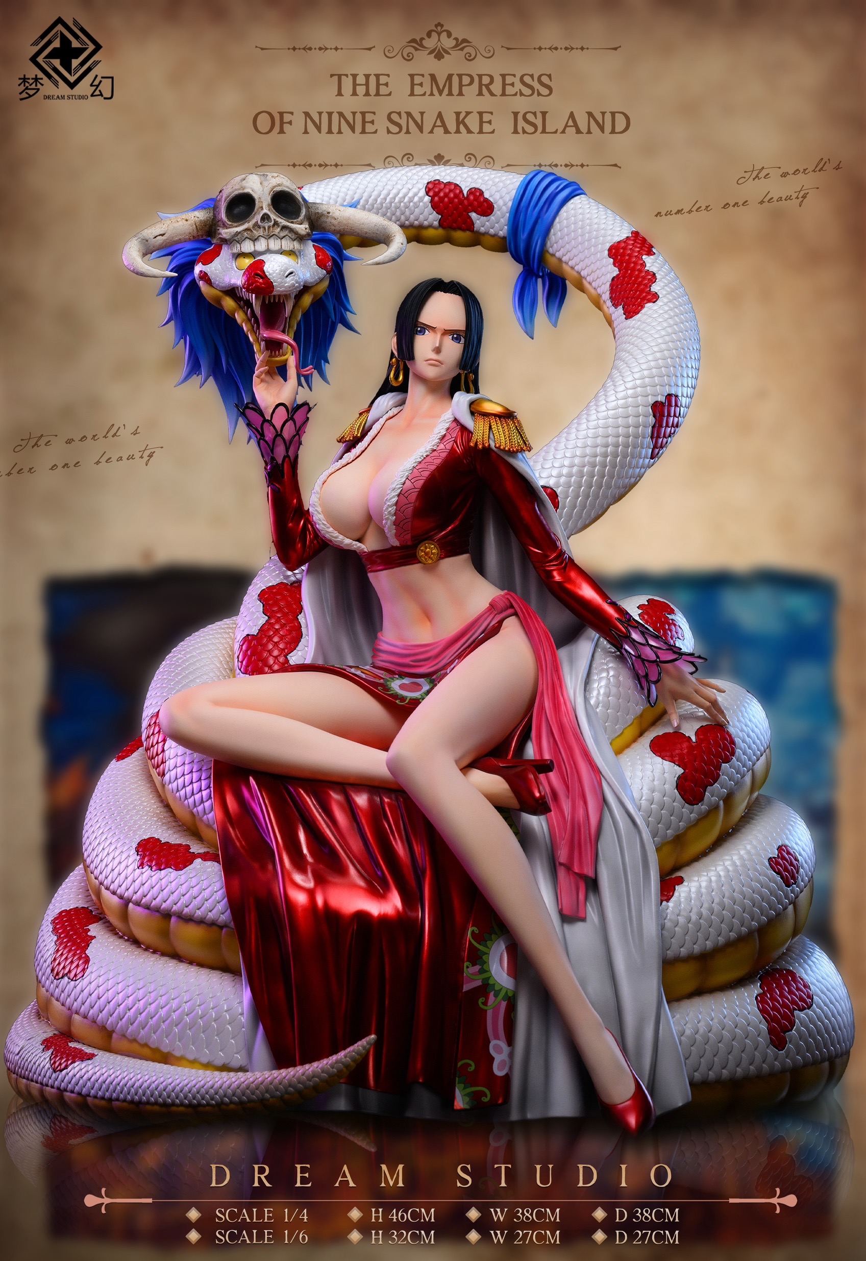 1/4 Boa Hancock “ Empress On Throne “ โบอา นั่งบัลลังก์ by Dream Studio (มัดจำ) [[SOLD OUT]]