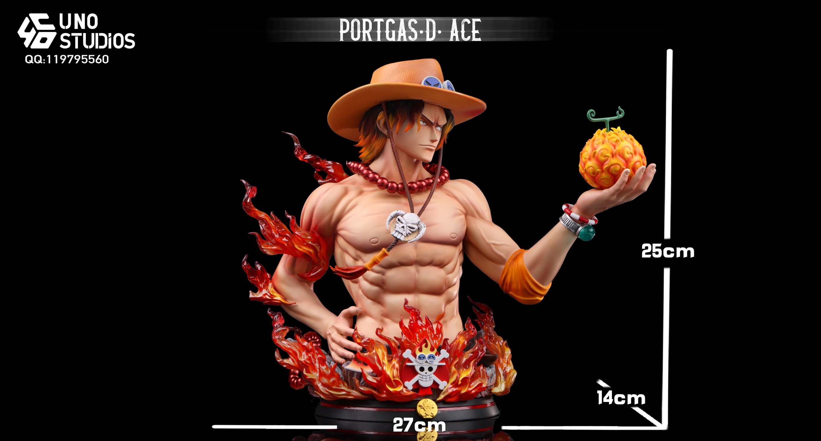[B] Bust Portgas D. Ace เอส by UNO Studios (มัดจำ) [SOLD OUT]