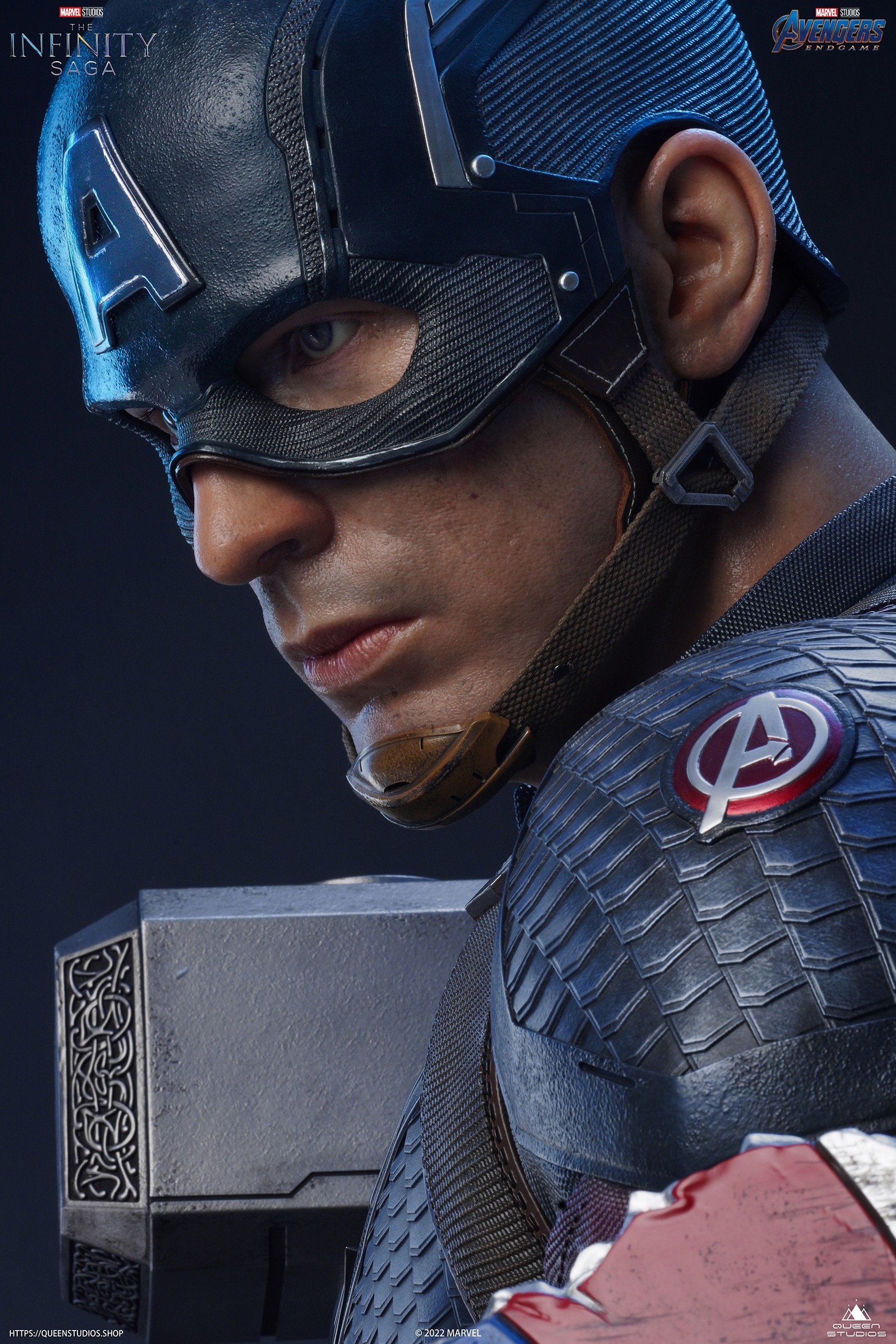 Life Size 1/1 Captain America by Queen Studio (มัดจำ) [[SOLD OUT]]