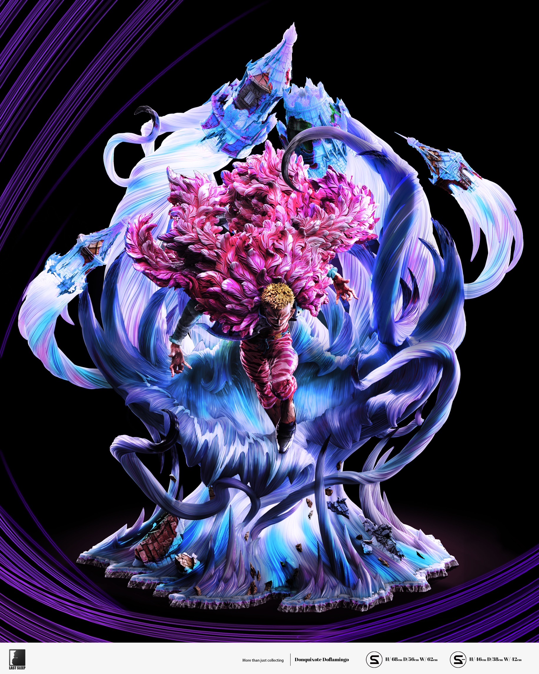 [S- สีม่วง] Donquixote Doflamingo “ The Joker “ โดฟลามิงโก้ เดอะโจ๊กเกอร์ by Last Sleep (มัดจำ) [[SOLD OUT]]