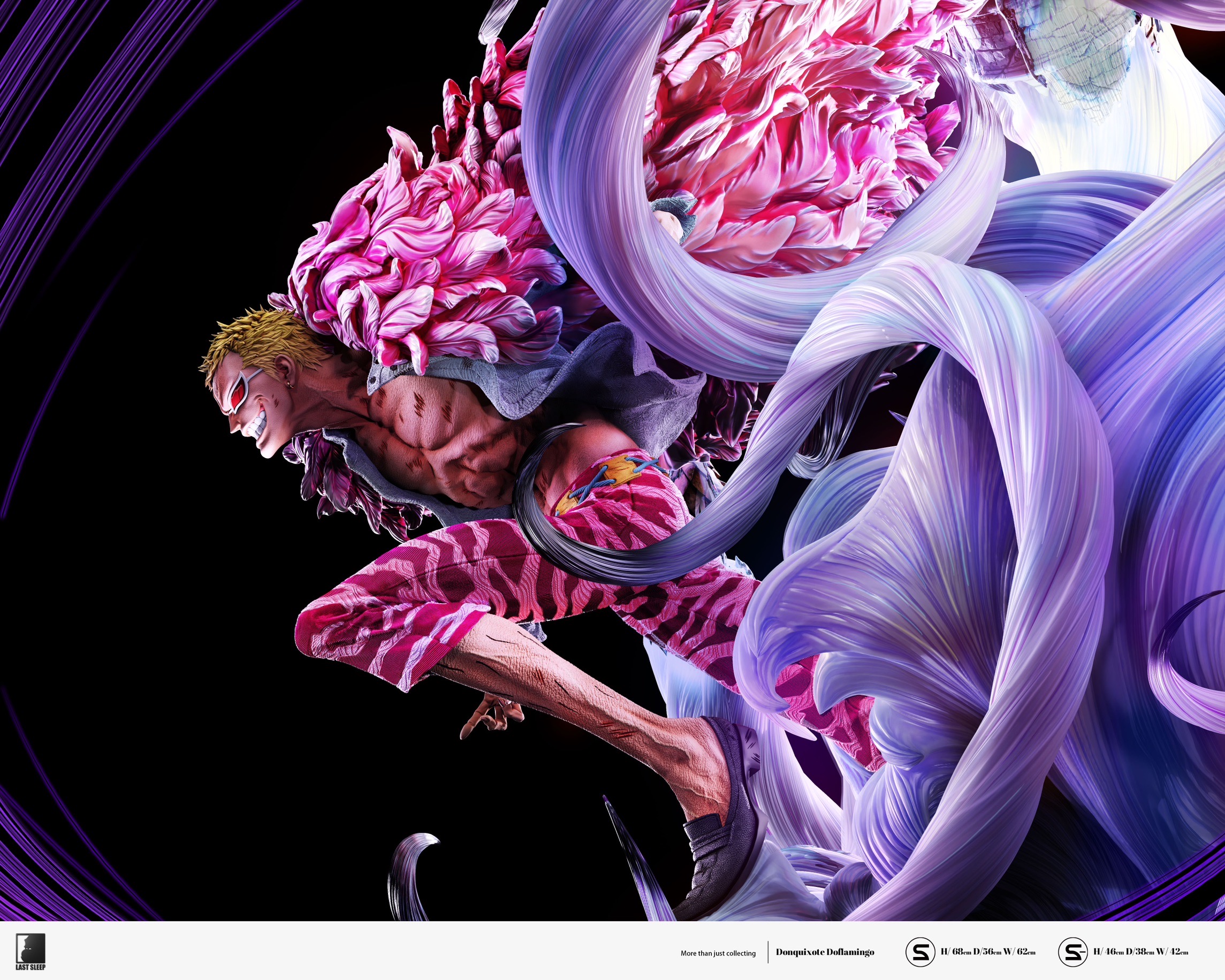 [S สีม่วง] Donquixote Doflamingo “ The Joker “ โดฟลามิงโก้ เดอะโจ๊กเกอร์ by Last Sleep (มัดจำ) [[SOLD OUT]]