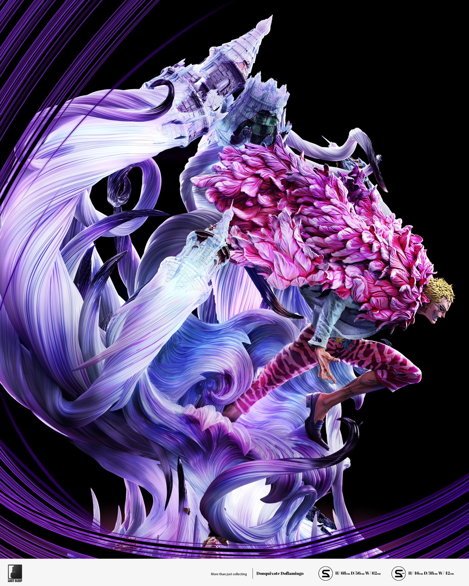 [S สีม่วง] Donquixote Doflamingo “ The Joker “ โดฟลามิงโก้ เดอะโจ๊กเกอร์ by Last Sleep (มัดจำ) [[SOLD OUT]]