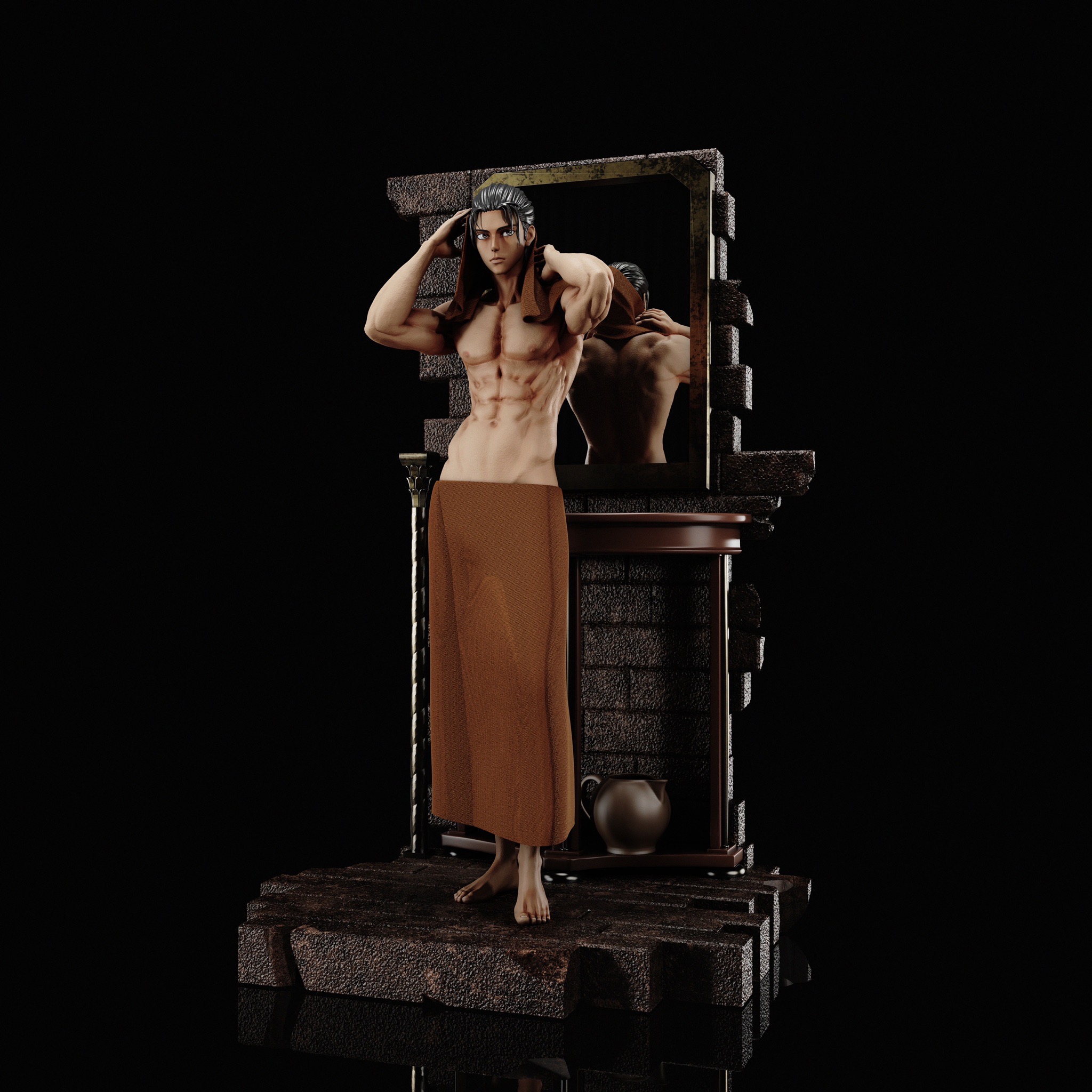 Eren Yeager เอเรน คำราม by Banana Studio (มัดจำ) [[SOLD OUT]]