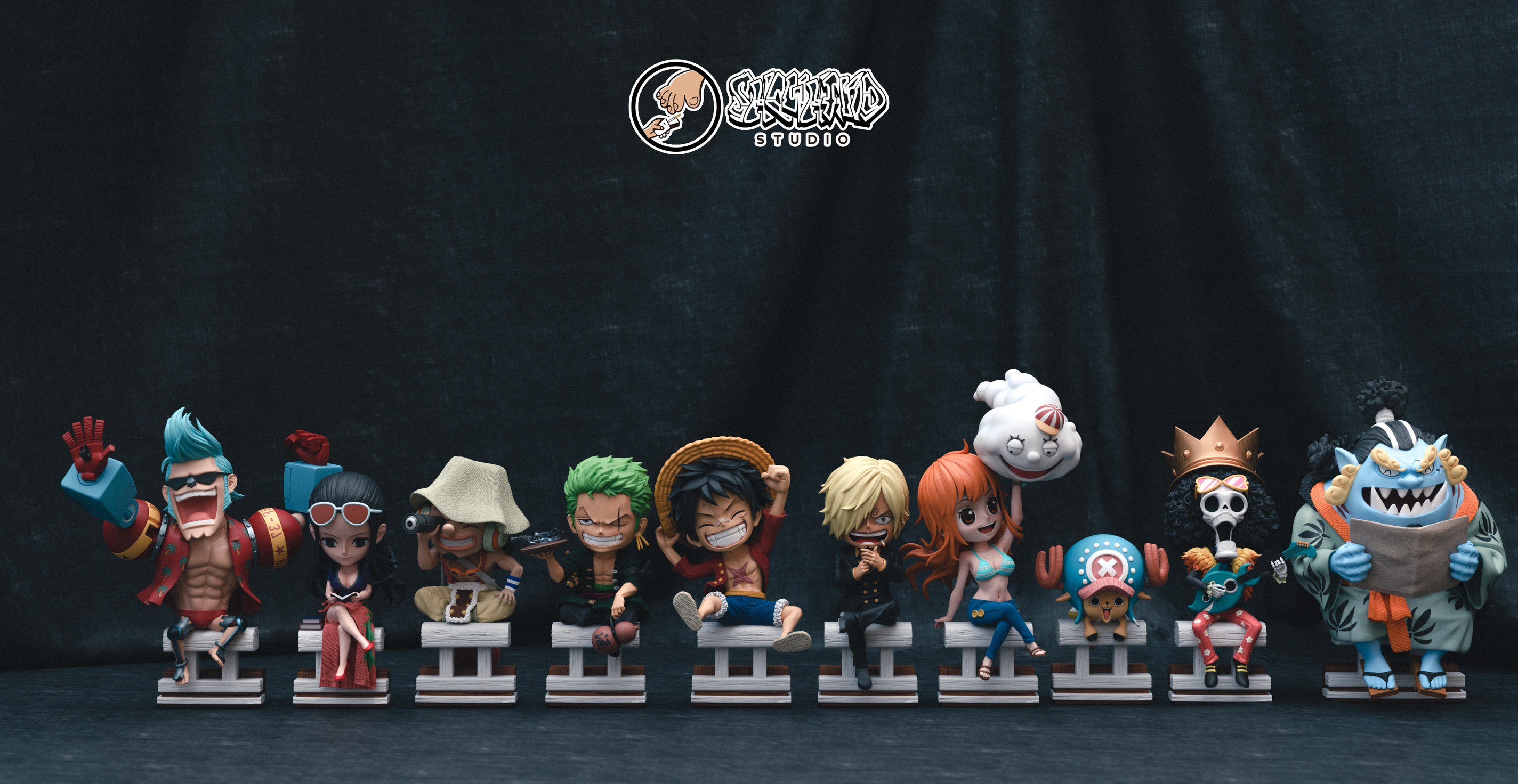 Franky & Jinbe & Brook แฟรงกี้ จินเบ บรู๊ค by Show Hand (มัดจำ) [[SOLD OUT]]