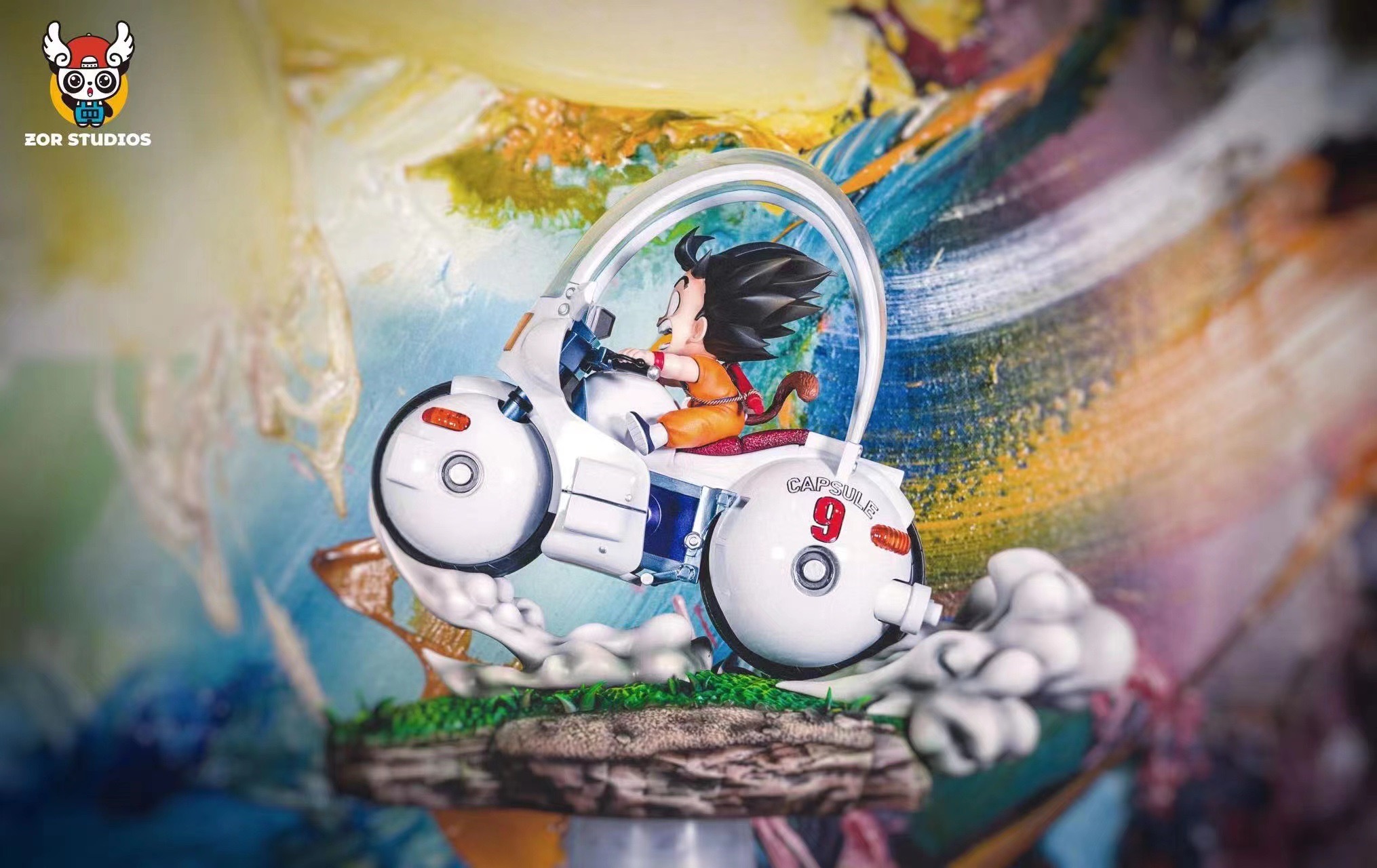 สีส้ม SD Goku Motorbike โกคู นักบิด by ZOR Studio (มัดจำ) [[SOLD OUT]]