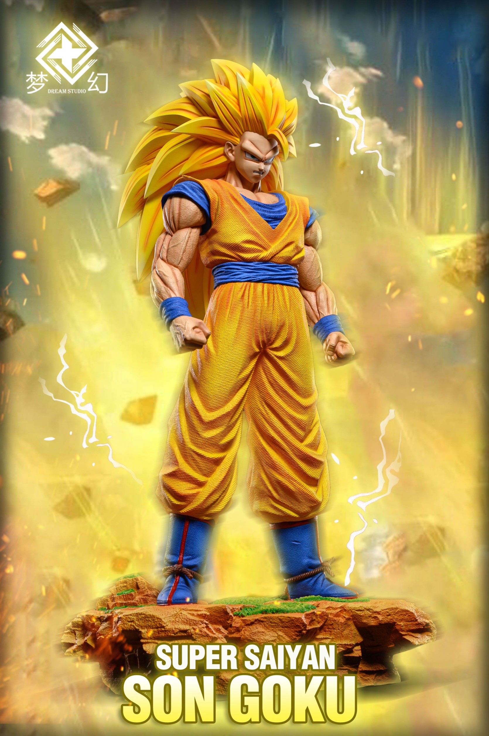 Goku Saiyan 3 โกคู ไซย่า3 by Dream Studio (มัดจำ) [[SOLD OUT]]