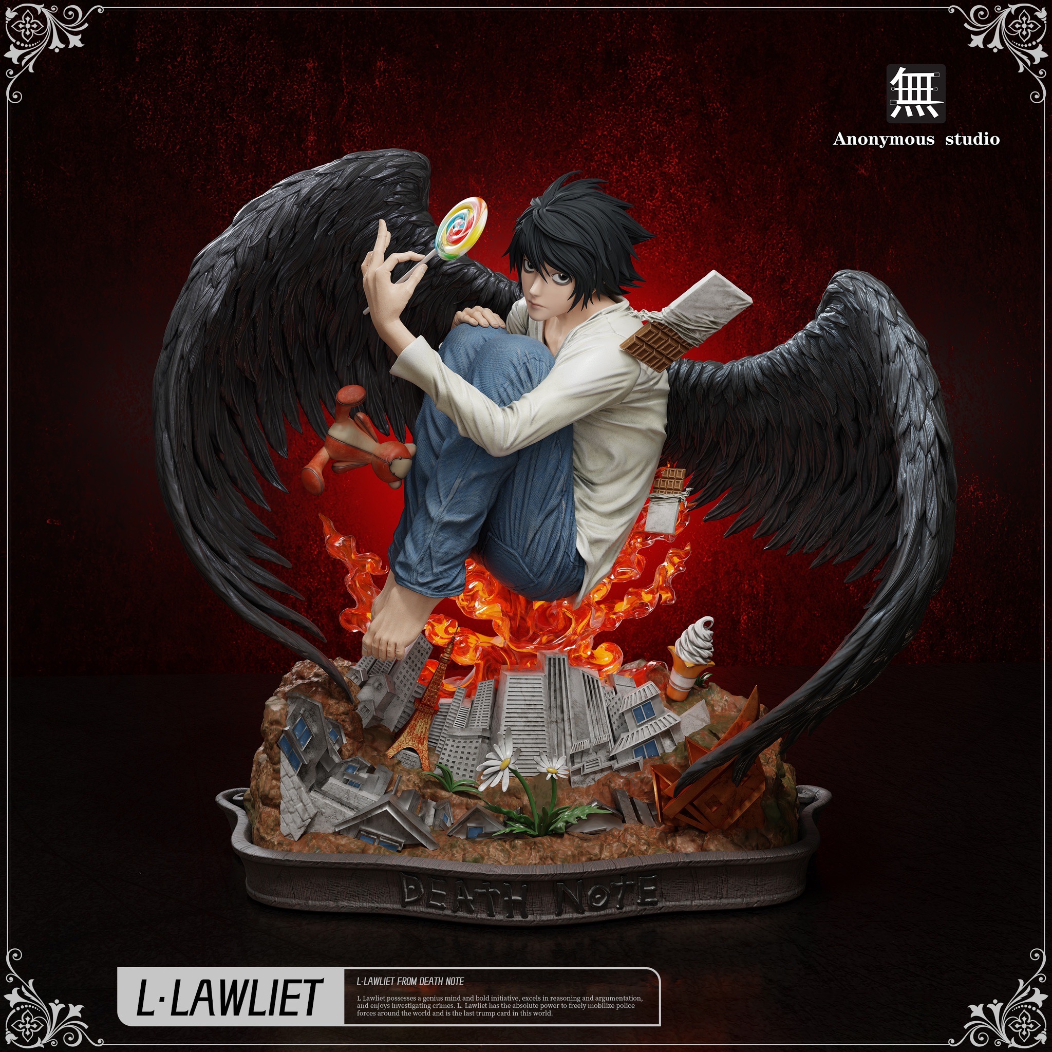 [Black] L Lawliet แอล by Anonymous Studio (มัดจำ)