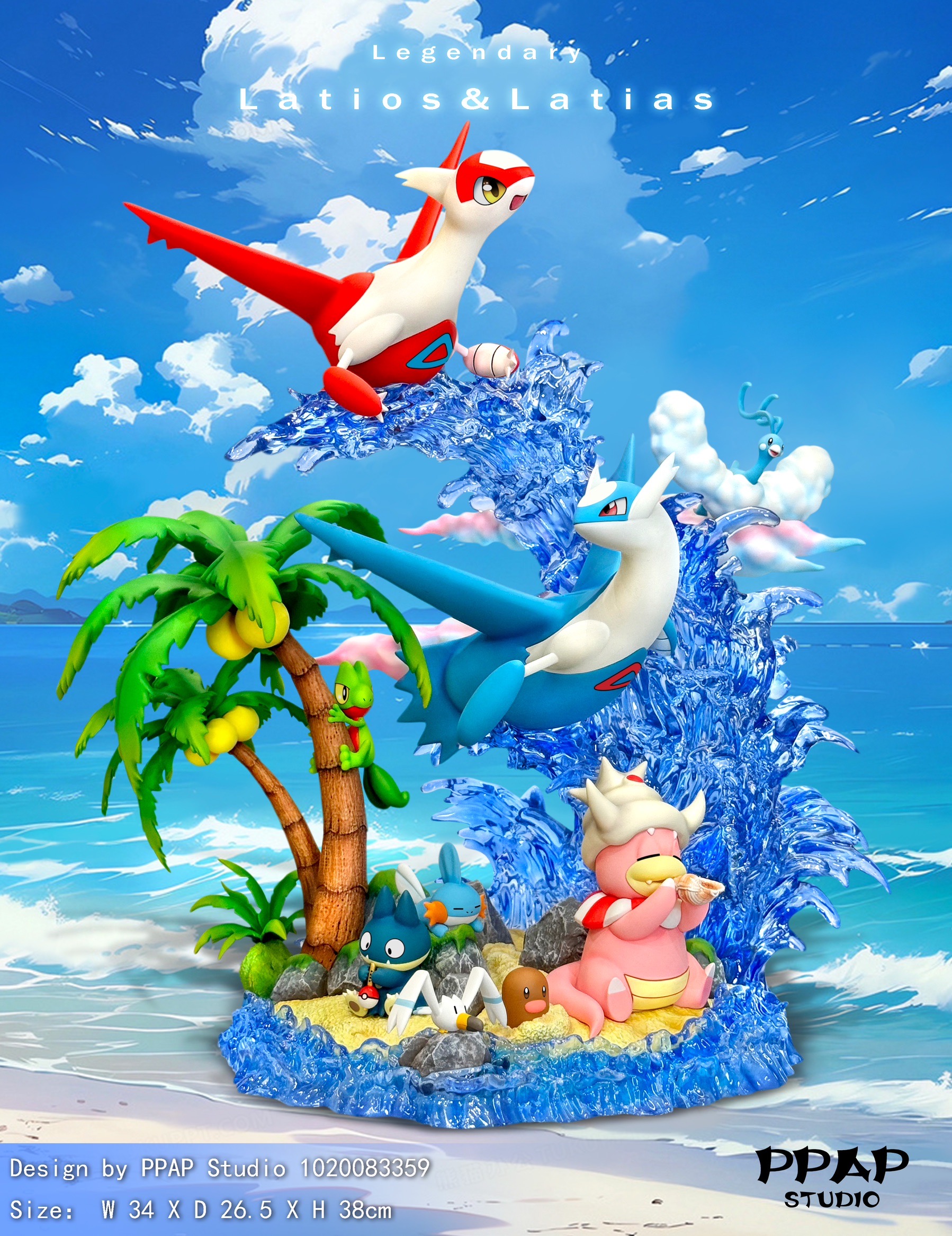 Latios & Latias ลาทิอาส ลาทิโอส by PPAP Studio (มัดจำ) [[SOLD OUT]]