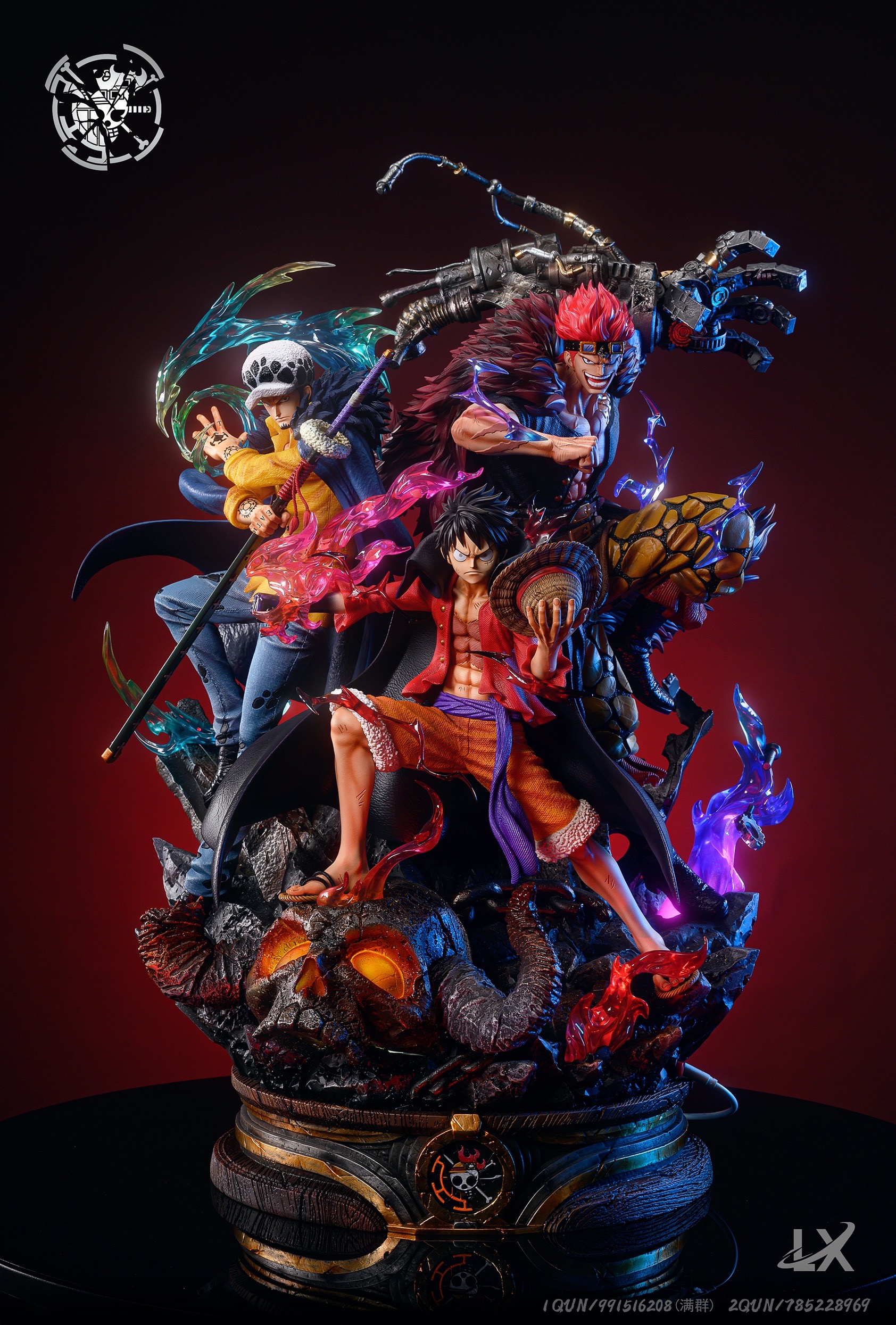 3 in 1 Supernovas Law Kid Luffy by LX Studio (มัดจำ) [[SOLD OUT]]