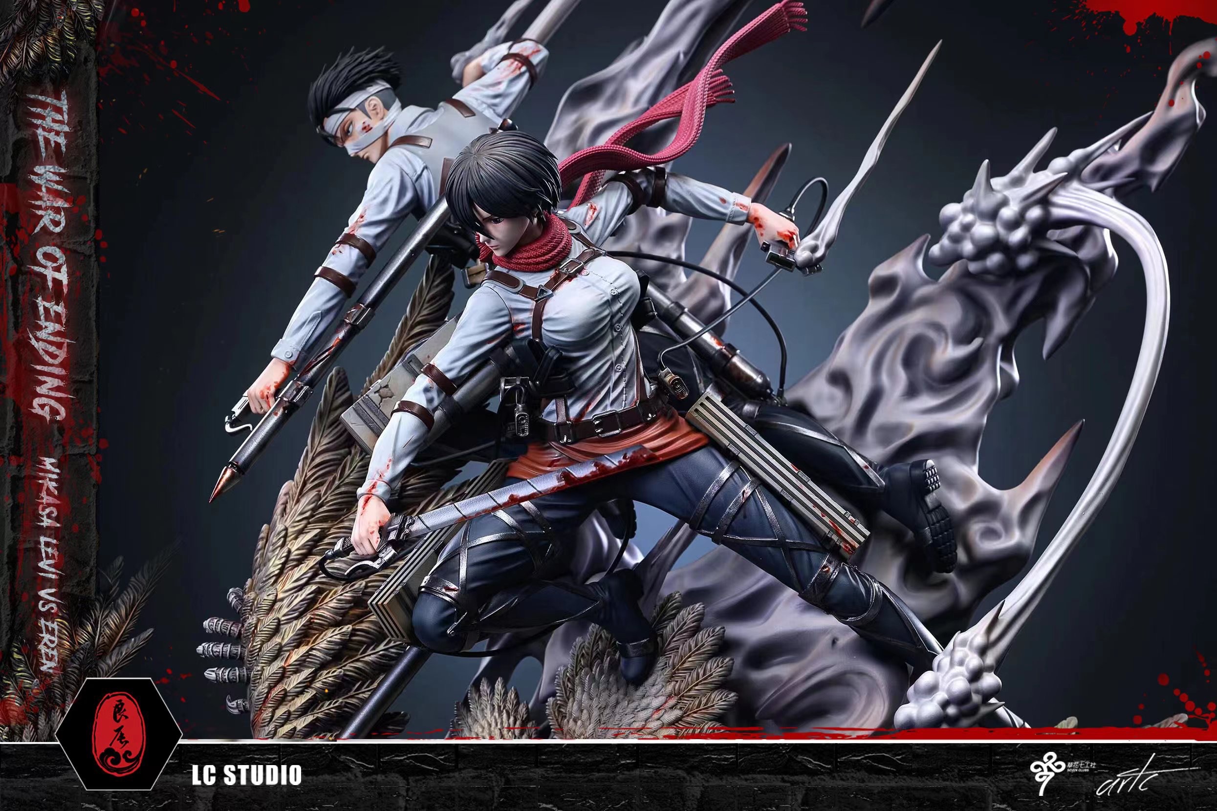 C Levi & Mikasa รีไวล์ มิคาสะ by LC Studio (มัดจำ) [[SOLD OUT]]