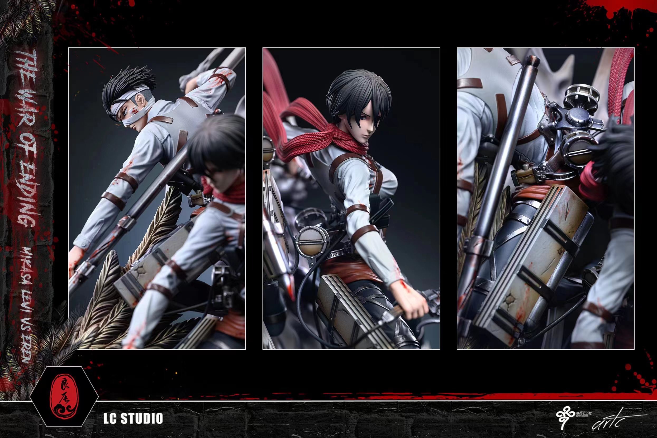 C Levi & Mikasa รีไวล์ มิคาสะ by LC Studio (มัดจำ) [[SOLD OUT]]