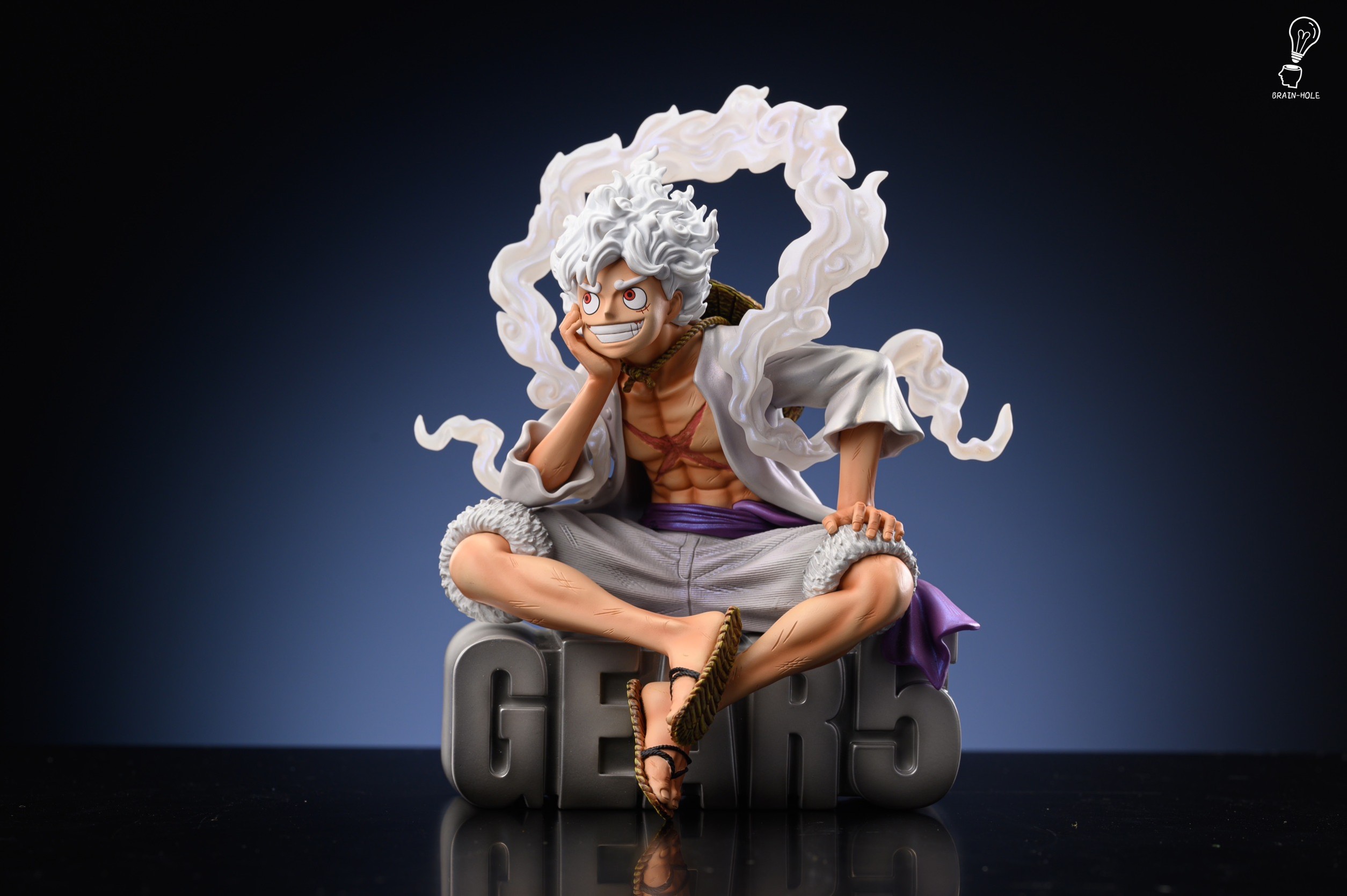 สีขาว Luffy Gear5 Nika ลูฟี่ นิกะ by Brain Hole Studio (มัดจำ) [[SOLD OUT]]