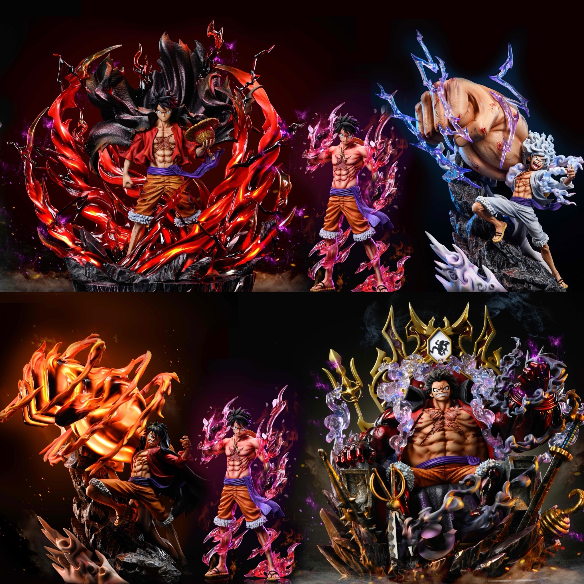 Luffy “ Pirate King On Throne “ ลูฟี่ by TH Studio (มัดจำ) [[SOLD OUT]]