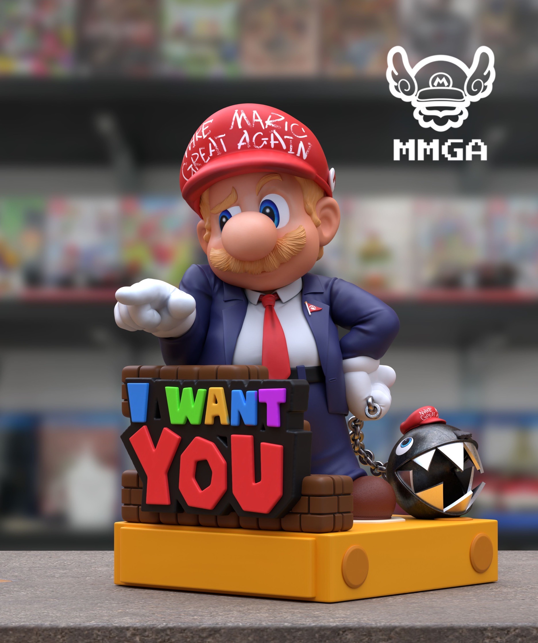 Mario cos Donald Trump มาริโอ้ โดนัลด์ ทรัมป์ by MMGA ( Zor Studio ) (มัดจำ)