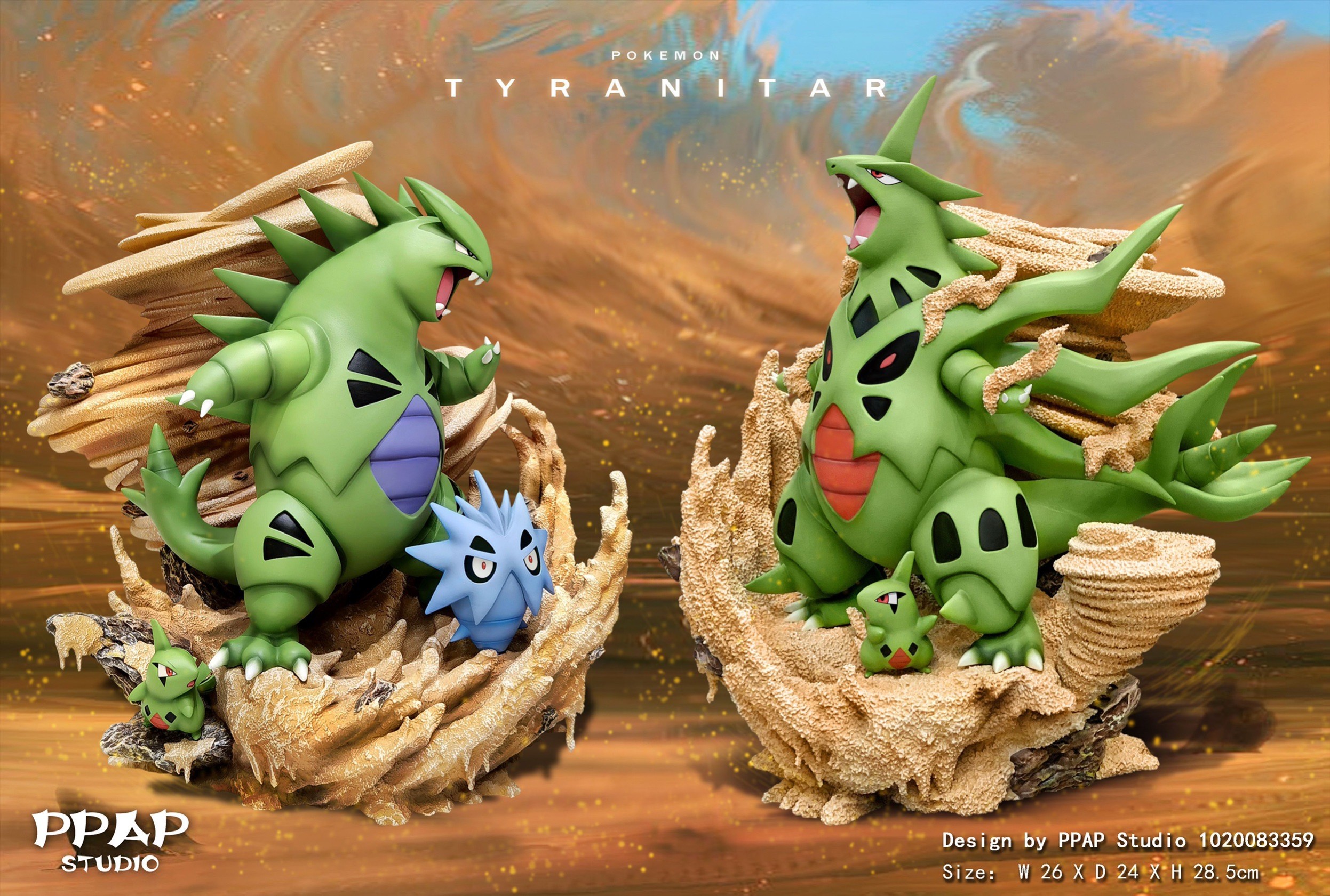 Mega Tyranitar เมก้าบันกิราส by PPAP Studio (มัดจำ) [[ SOLDOUT ]]