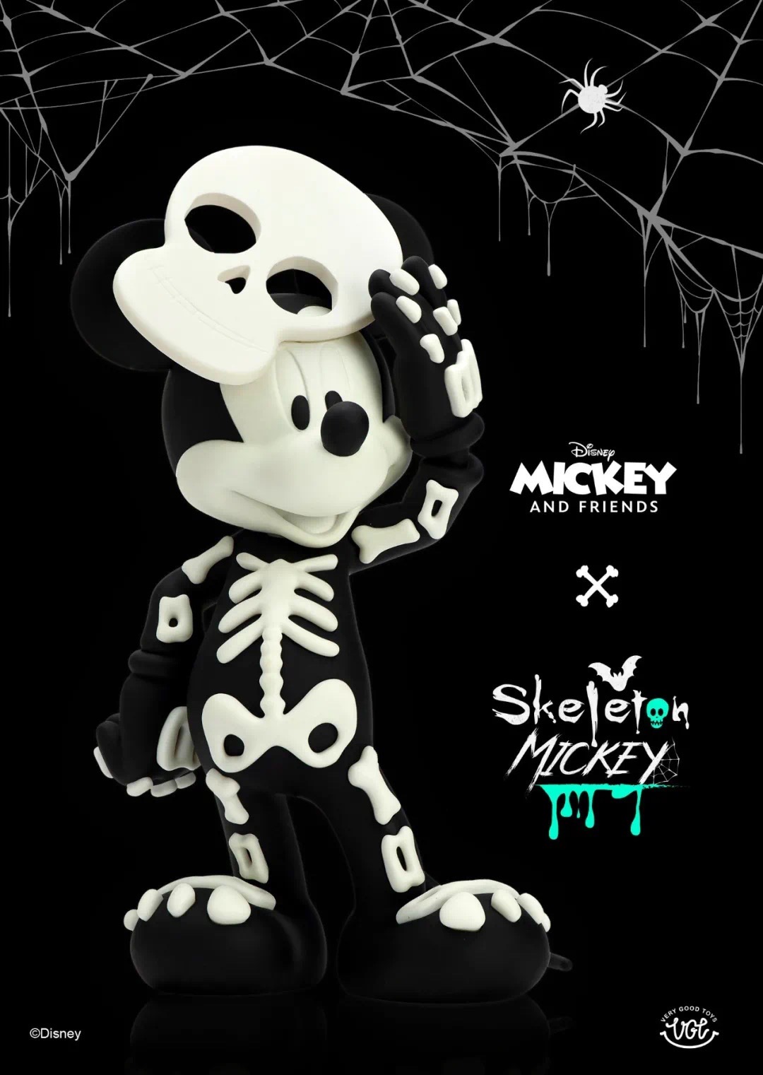 Mickey Skeleton มิกกี้ โครงกระดูก by VGTOYS (มัดจำ) [[SOLD OUT]]