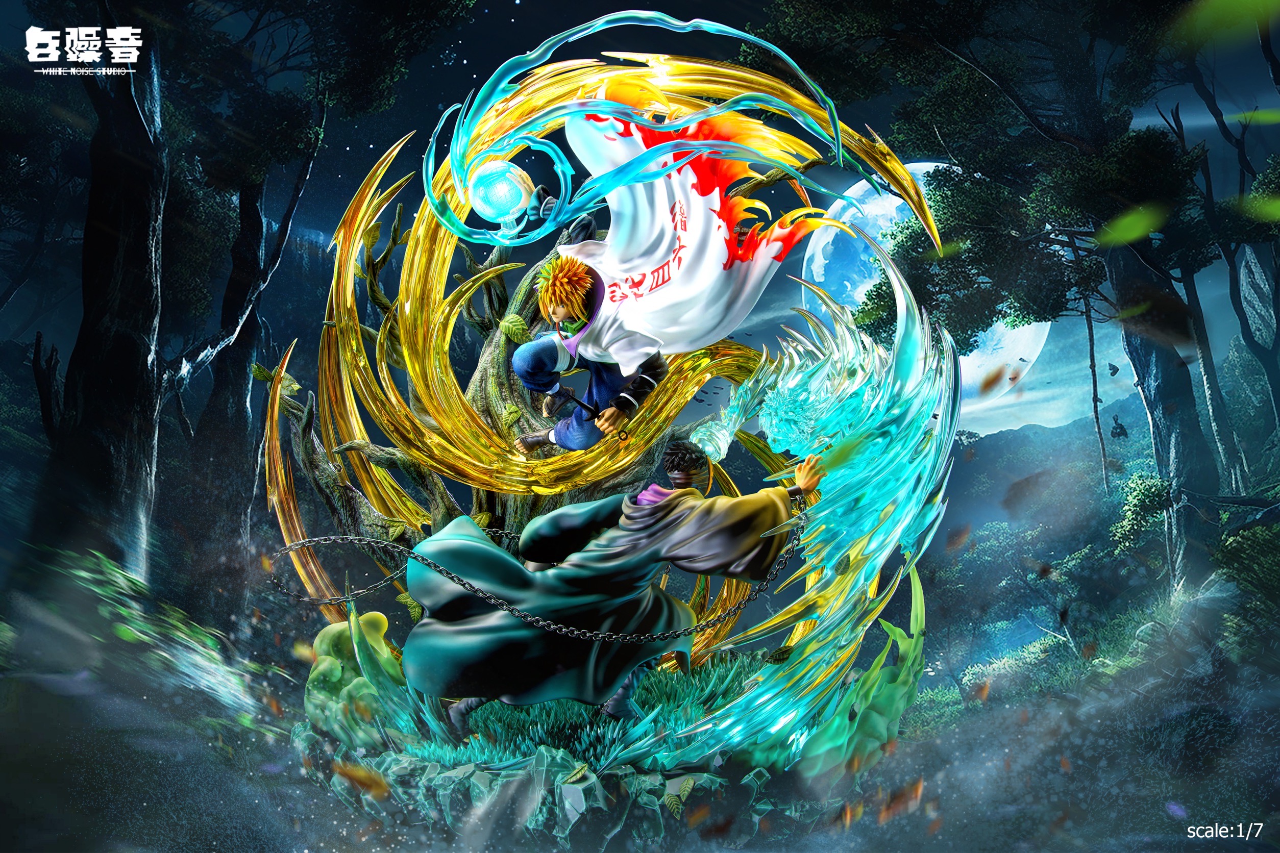 Minato vs Obito Epic Scene มินาโตะ โอบิโตะ by White Noise Studio (มัดจำ) [[SOLD OUT]]