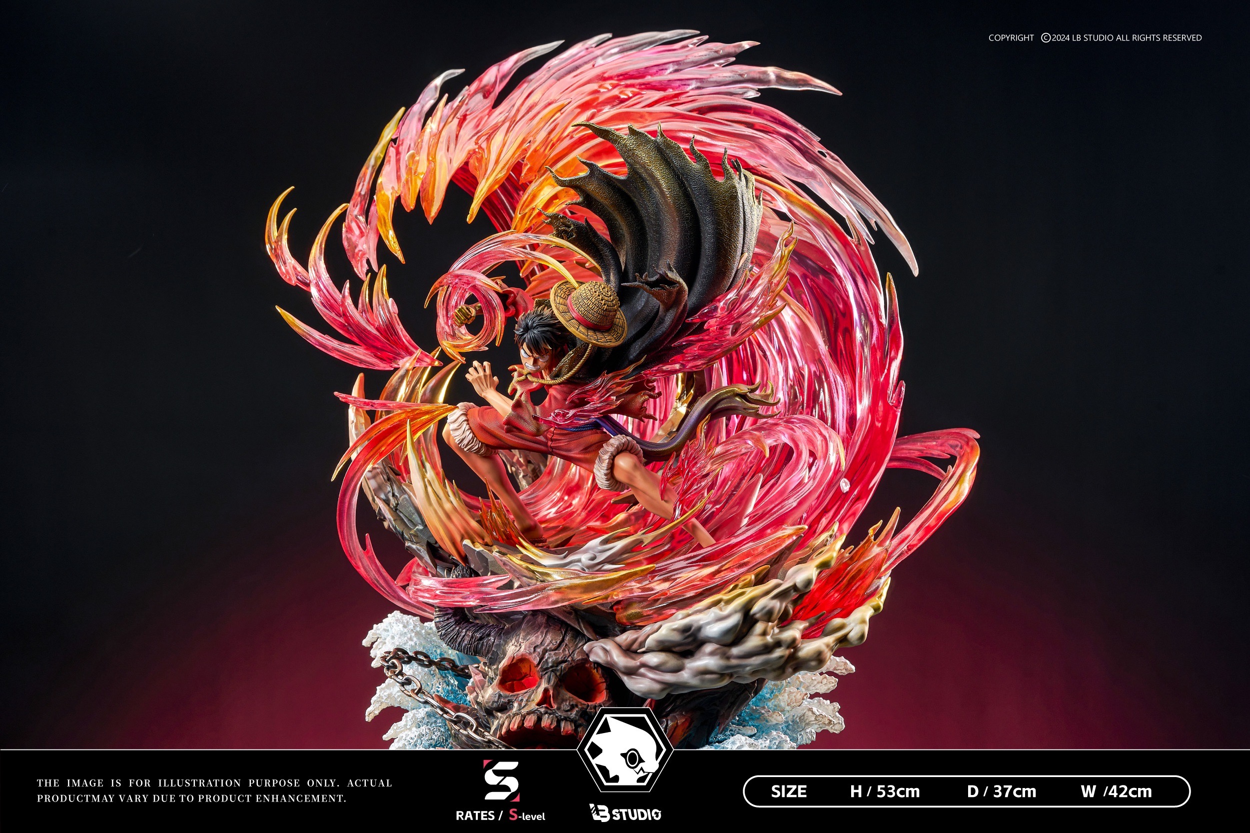 Monkey D. Luffy Red Roc ลูฟี่ เร้ดร็อค by LB-Studios (มัดจำ) [[SOLD OUT]]