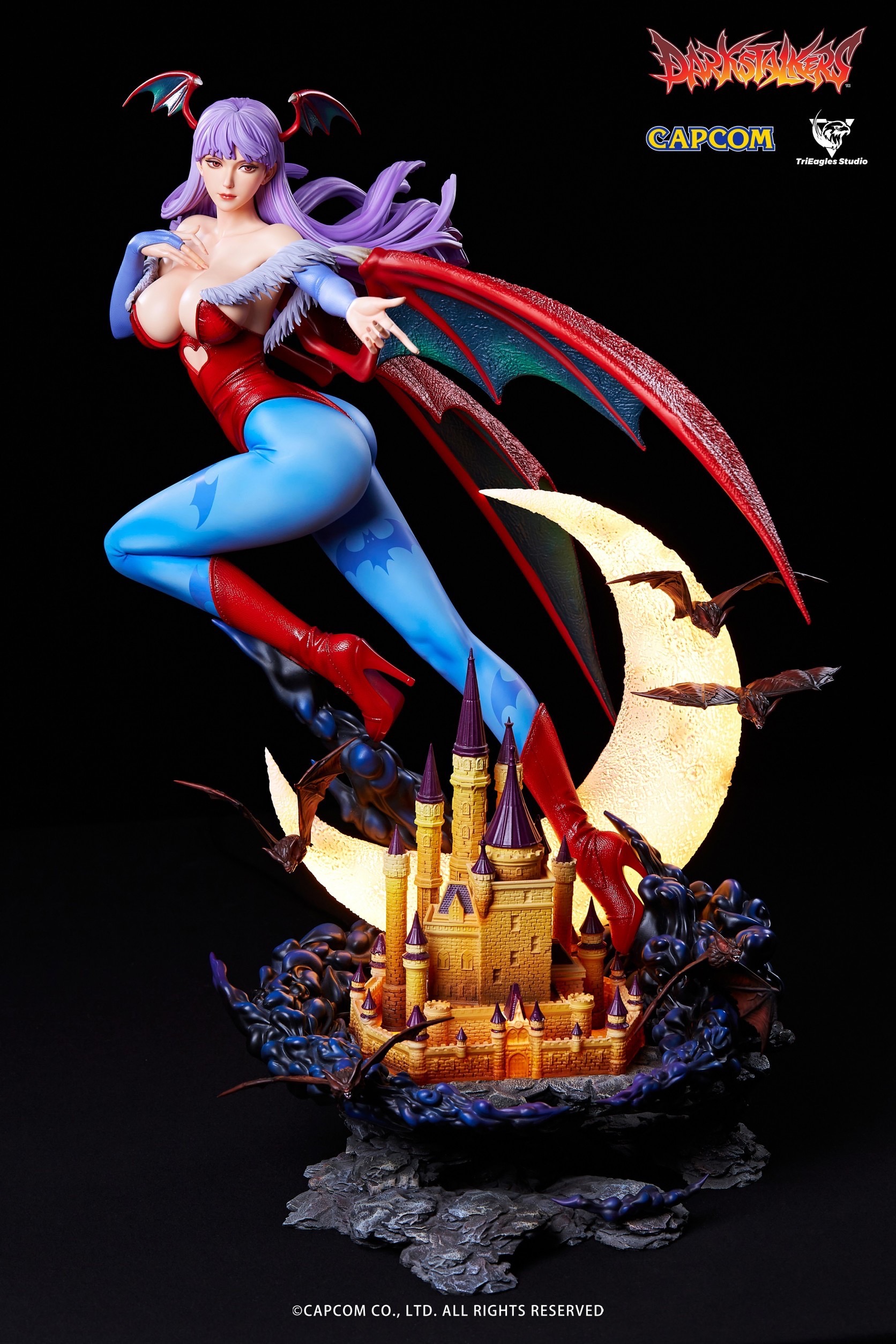 B แดงฟ้า Morrigan มอริแกน by TriEagles Studio (มัดจำ) [[SOLD OUT]]