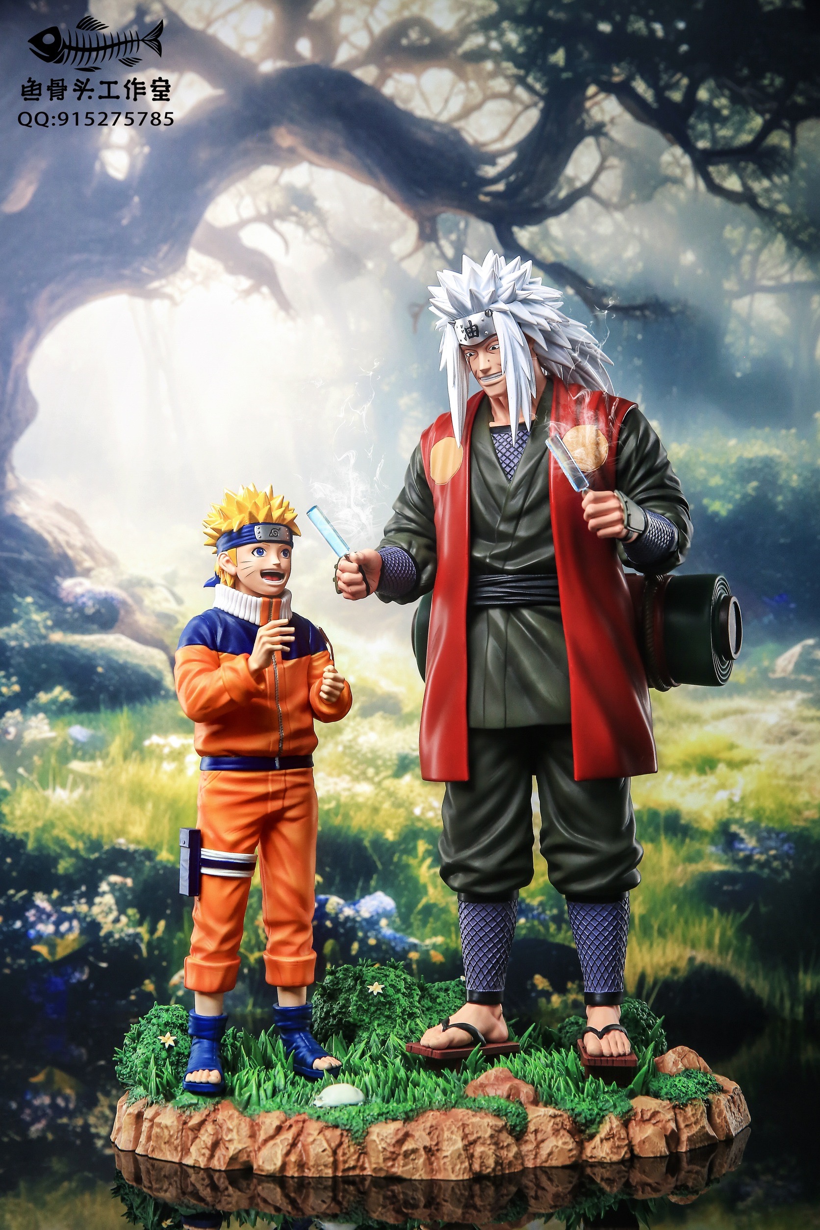 Naruto & Jiraiya นารูโตะ จิไรยะ by Fish Bone (มัดจำ)