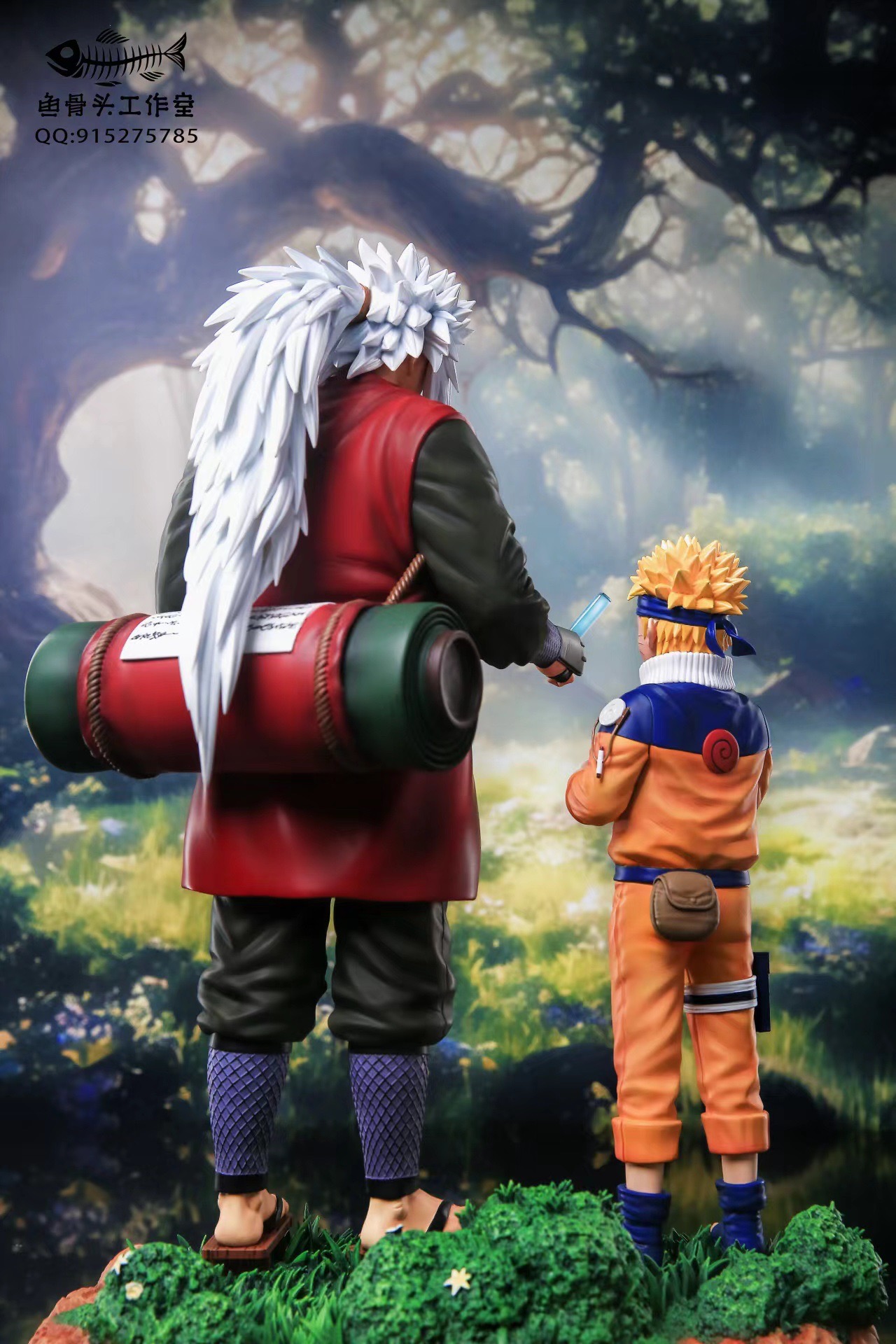 Naruto & Jiraiya นารูโตะ จิไรยะ by Fish Bone (มัดจำ)