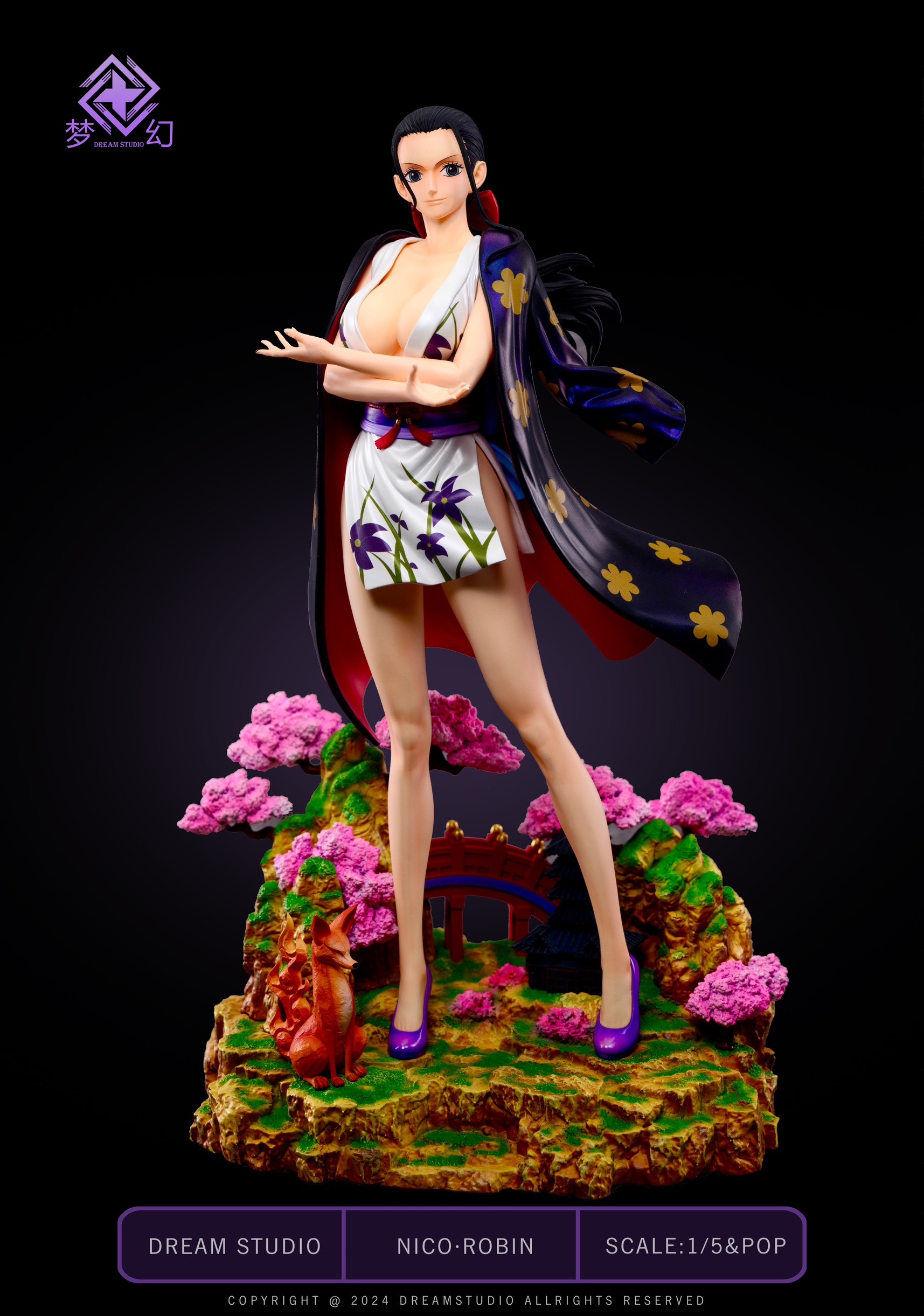 1/8 Nico Robin Wano โรบิน วาโนะ by Dream Studio (มัดจำ)